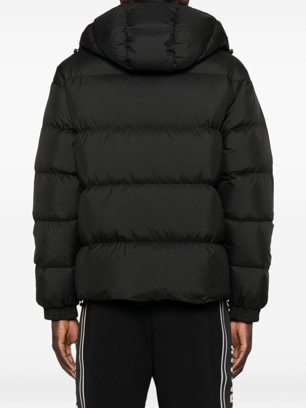 Emporio Armani Nylon Short Down Jacket in Black for Men | Lyst