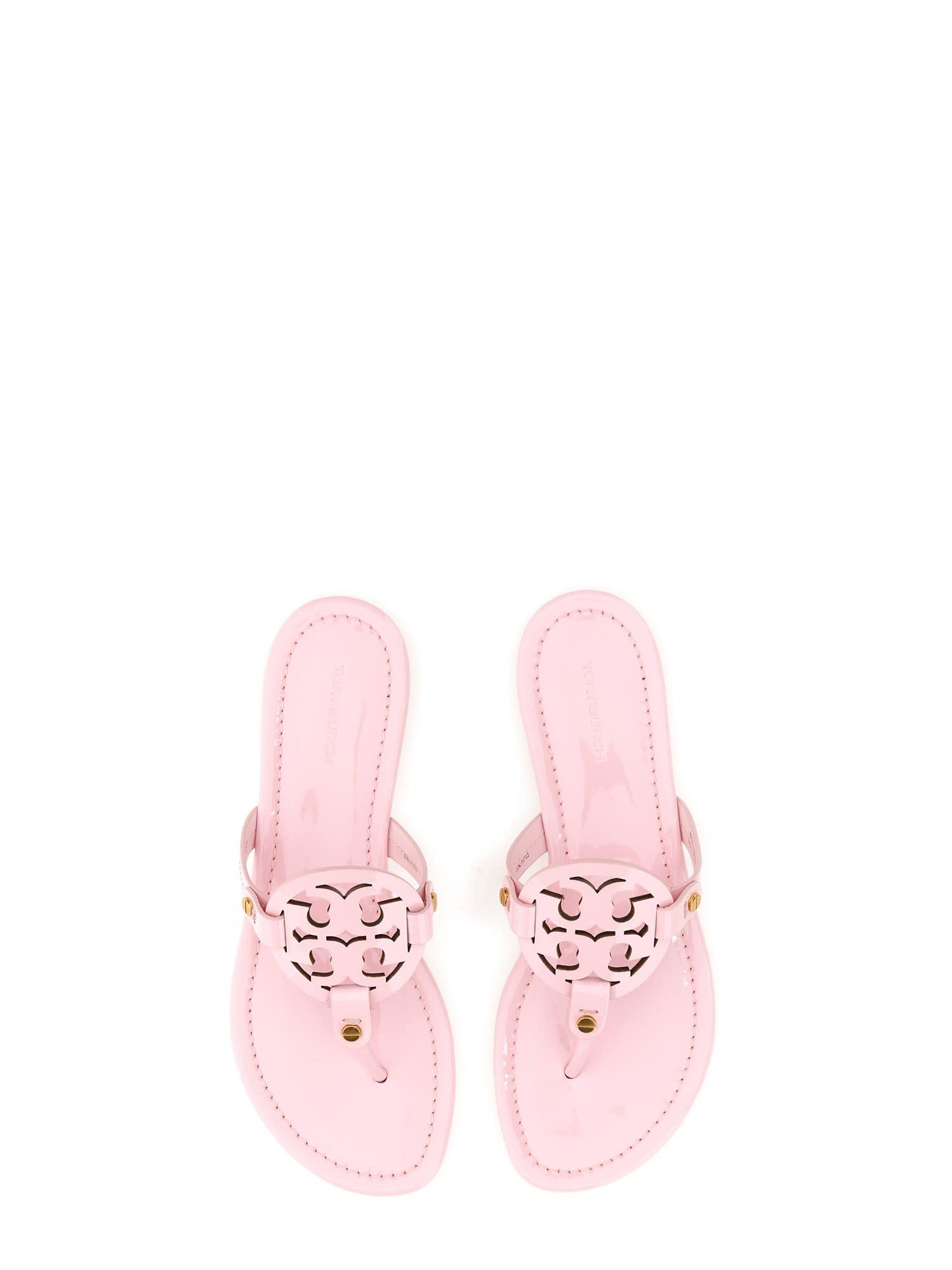 Tory Burch, Shoes, Tory Burch Petunia Pink Miller Sandals