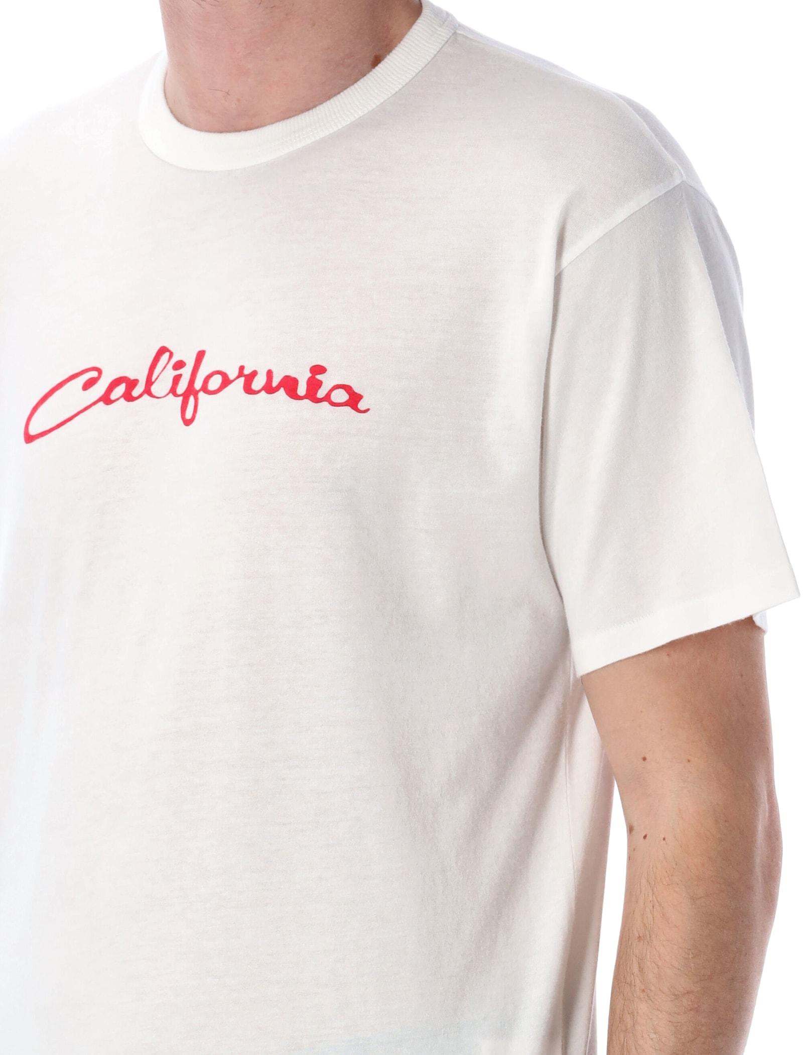 【ERL】 'California' Signature Tシャツ ERL – California Signature T-Shirt Black