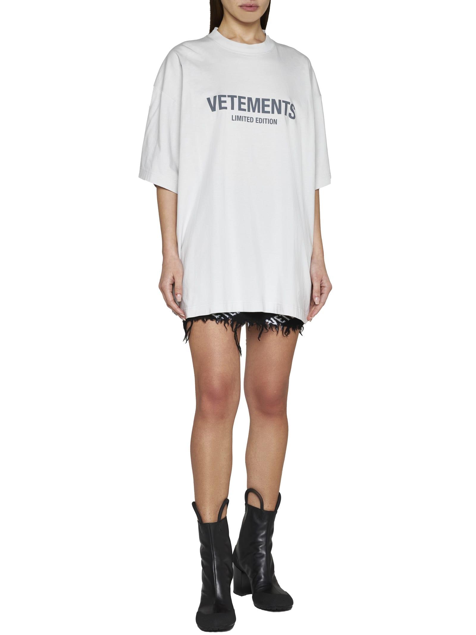 Vetements T-shirt in White | Lyst
