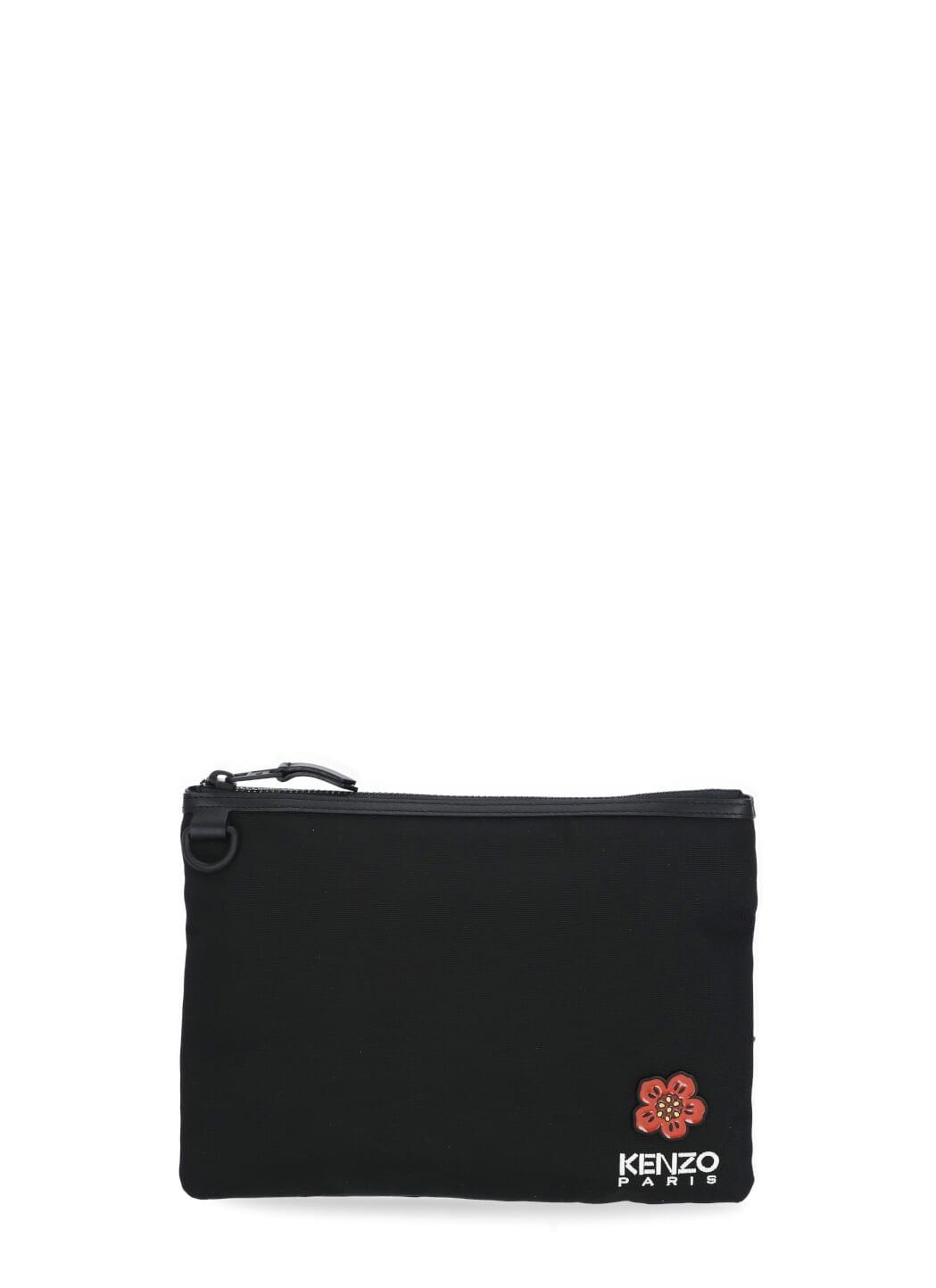 KENZO Boke Flower Shoulder Bag in Black for Men Lyst