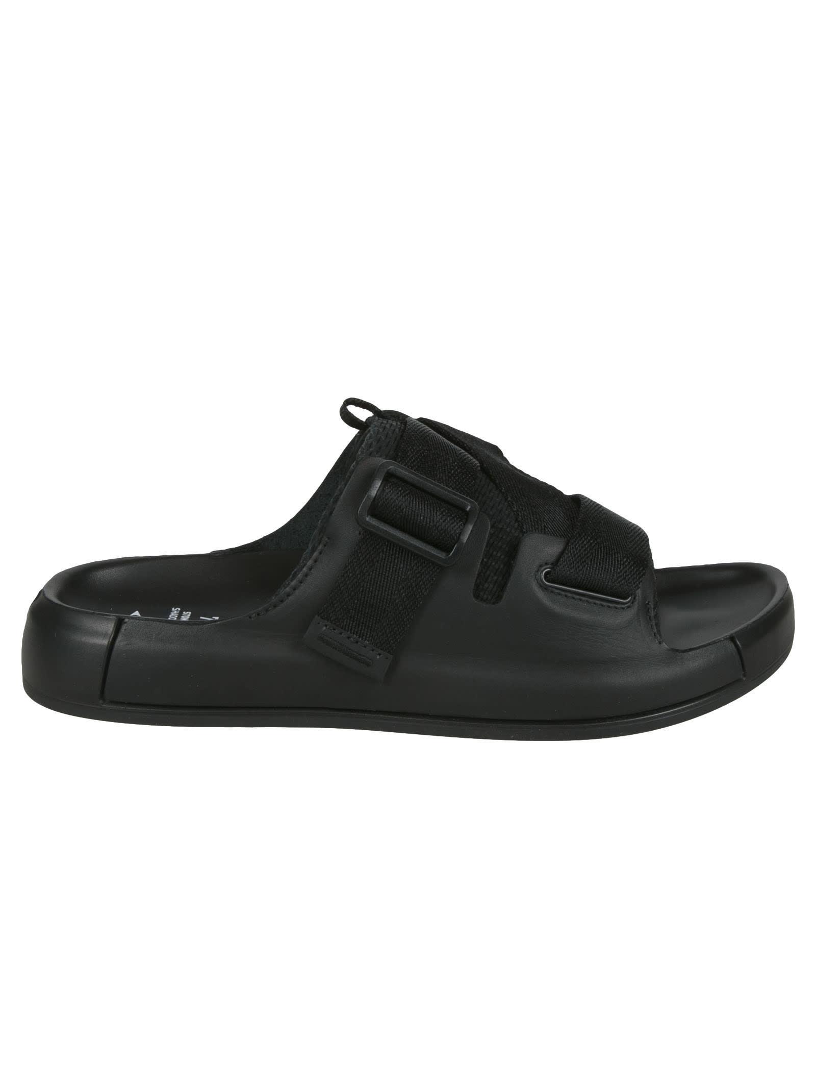 Stone Island Shadow Project Velcro Strap Sliders in Black for Men - Save 9%  | Lyst