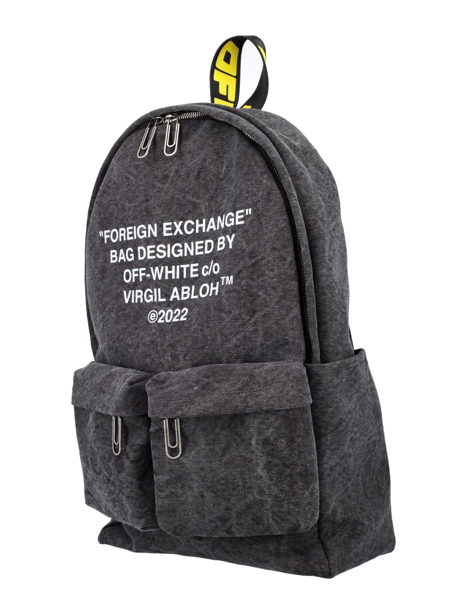 Virgil Abloh Mca Art 01 Backpack Large Capacity Bookbag Softback