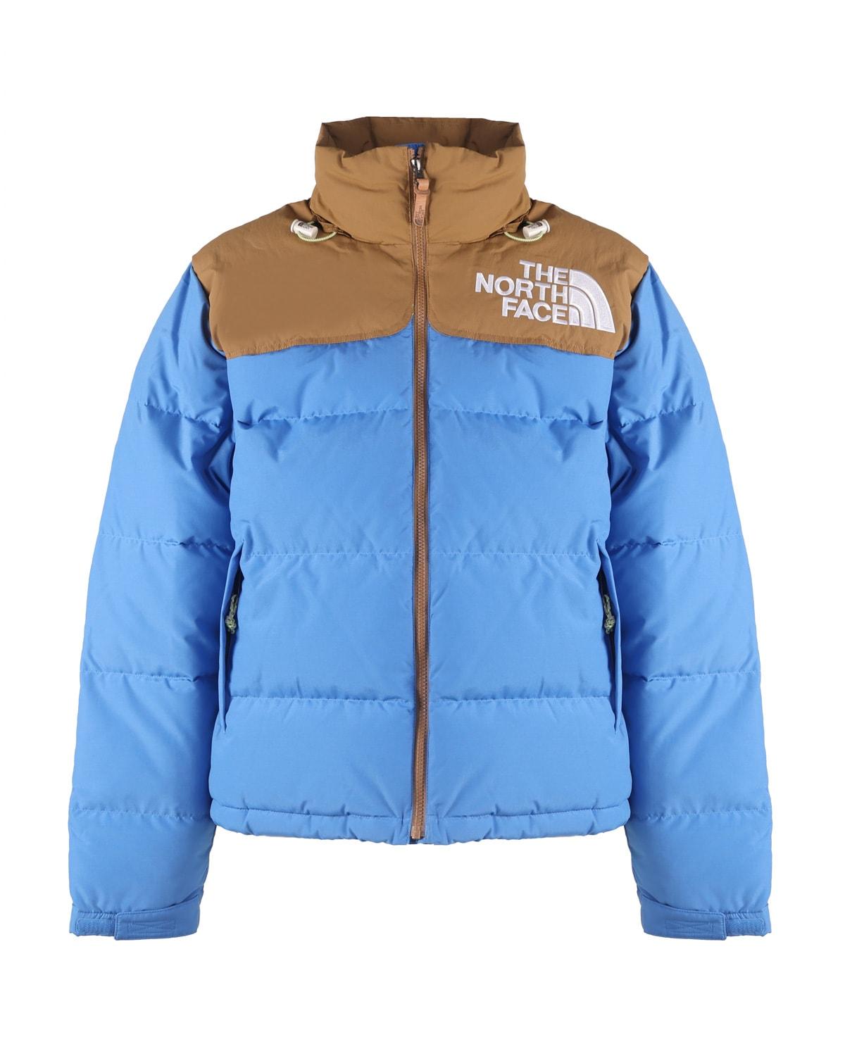 The North Face Down Jacket With Hood in Blue for Men | Lyst