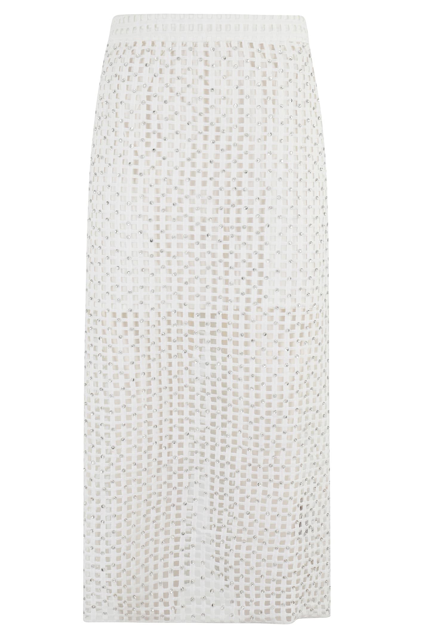 スカート Essentiel Antwerp HANDKERCHIEF SEQUIN MESH SKIRT Handkerchief sequin mesh skirt - Rowe Boutique