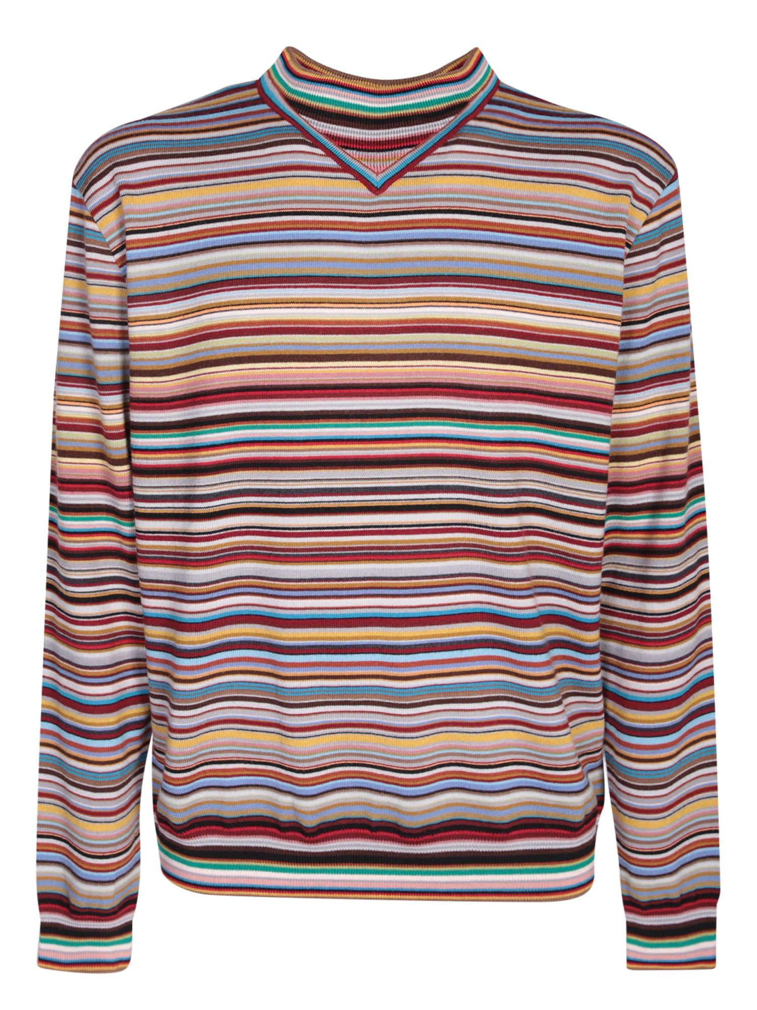 Striped multicolor deals sweater