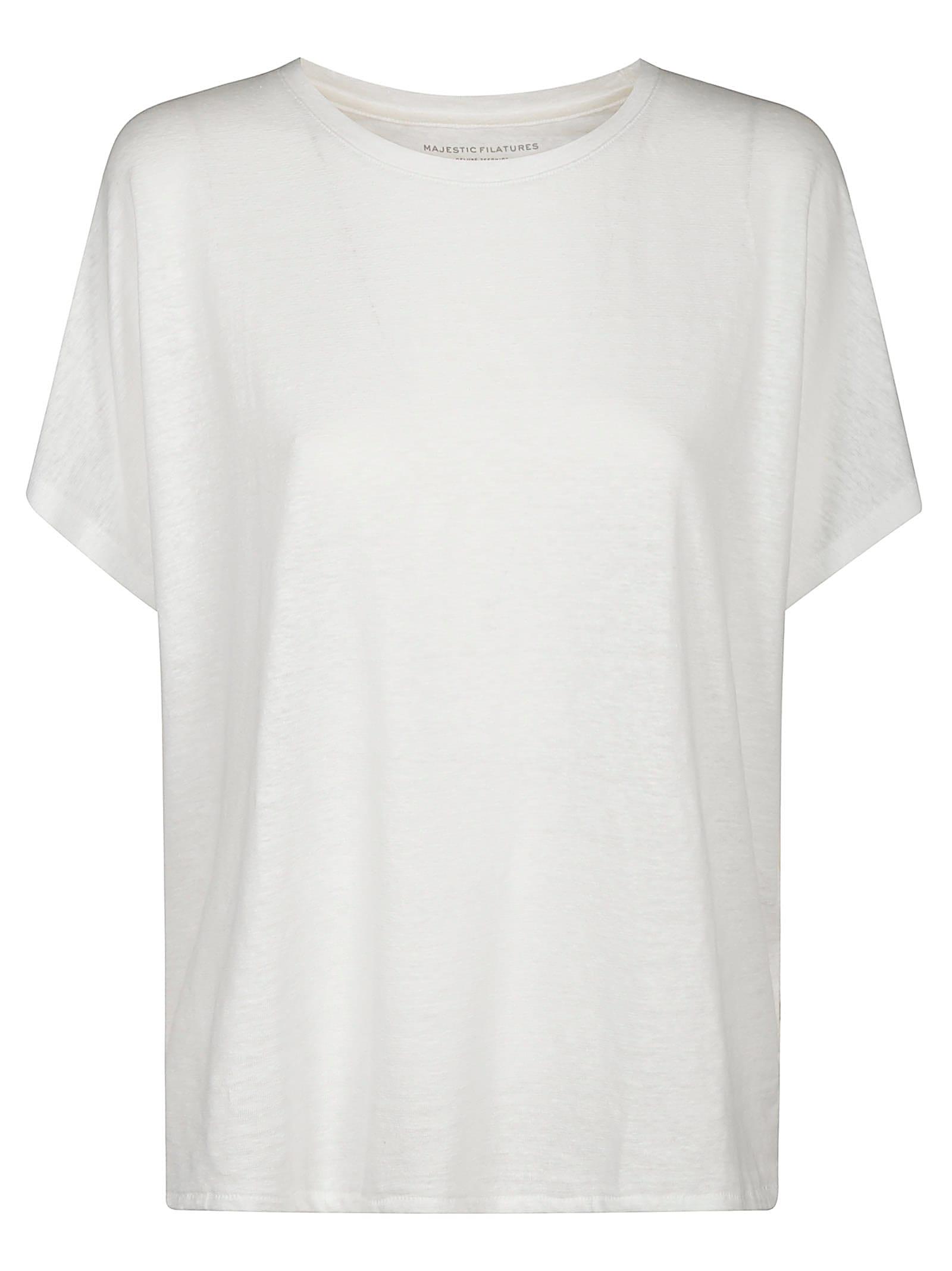 Tシャツ・カットソー MAJESTIC FILATURES COL ROND MC (48949) MAJESTIC FILATURES COL ROND MC (48953) (Tシャツ・カットソー