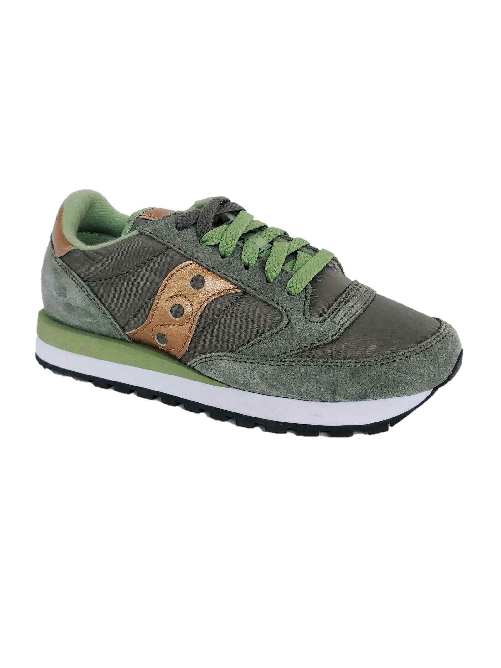 saucony jazz original olive gold