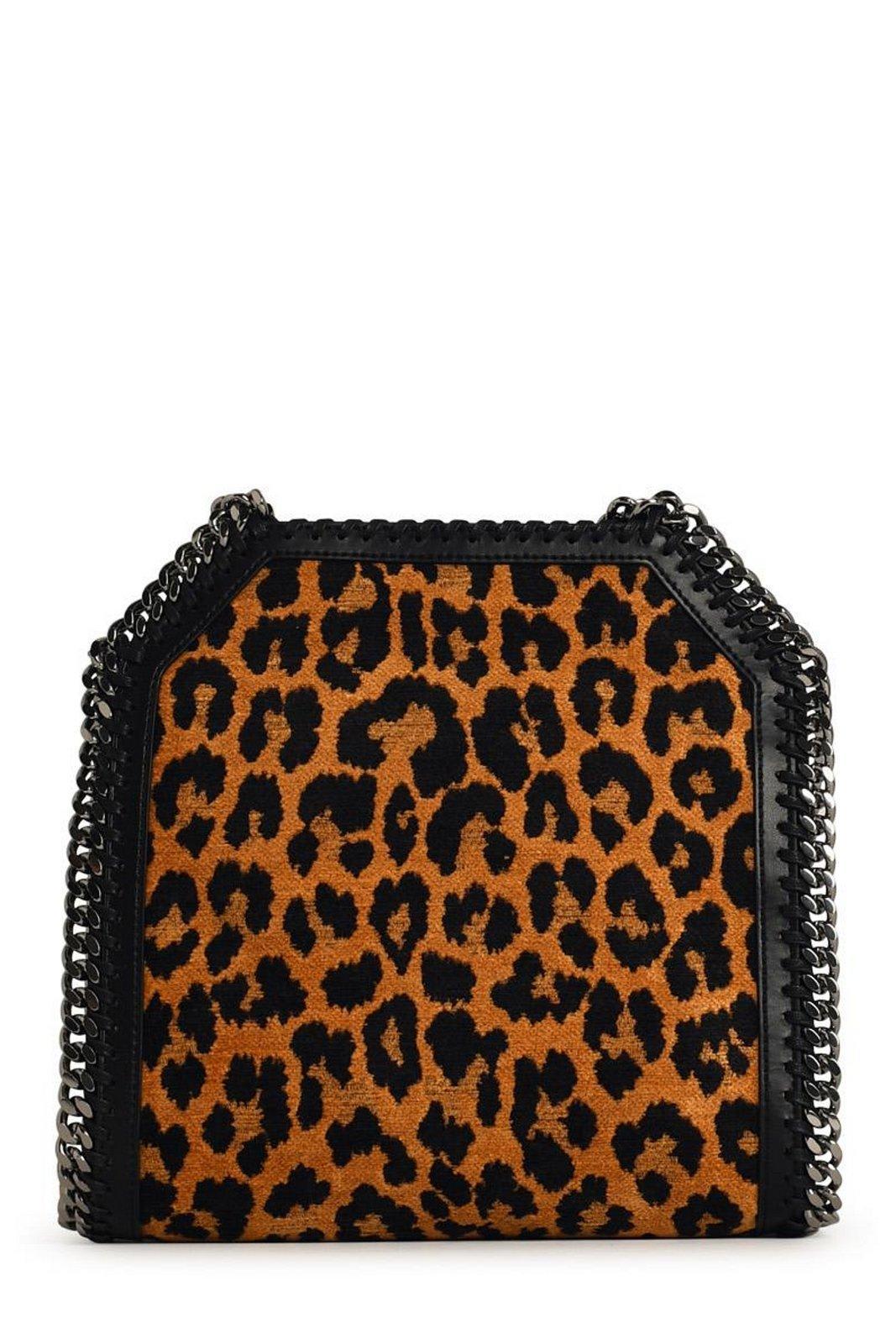 leopard print stella mccartney wristlet