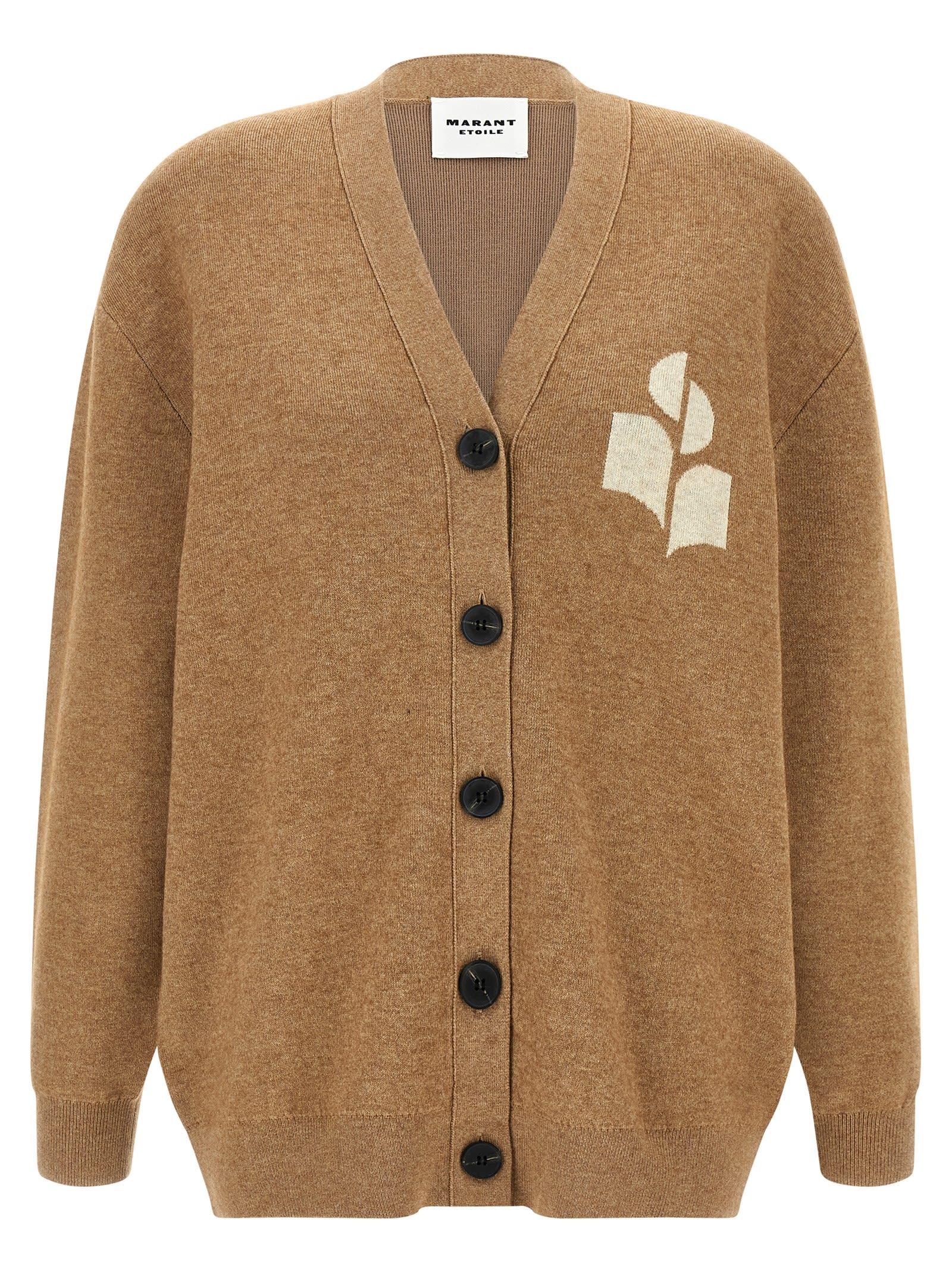 Isabel Marant - ISABEL MARANT ETOILE ウール カーディガン 0400020225384_ANTHRACITE?wid=
