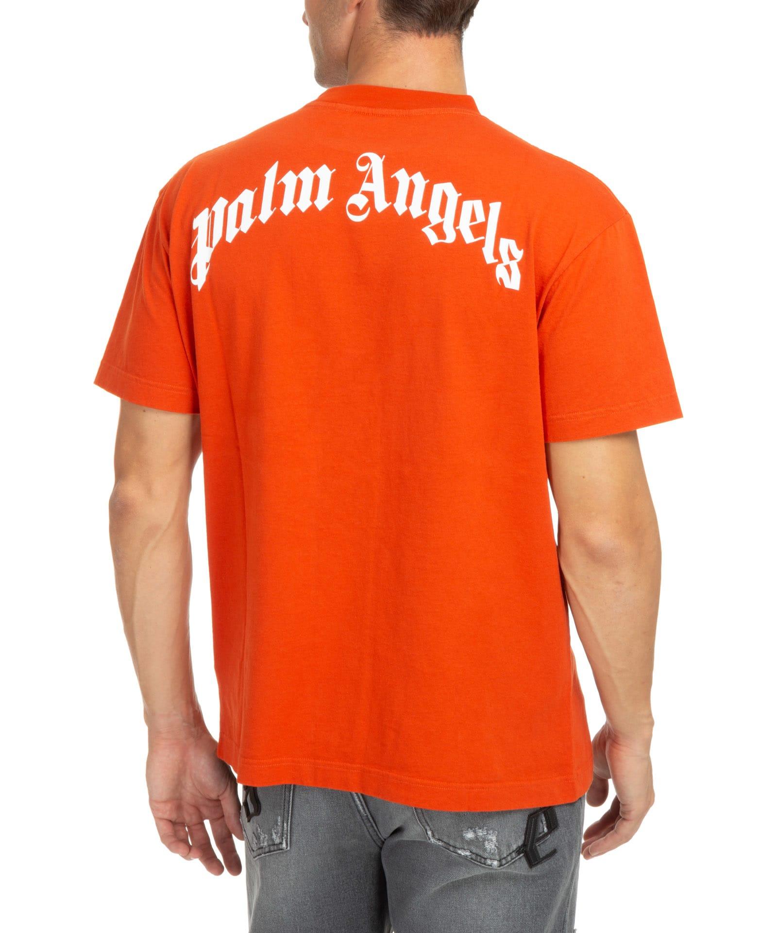 PALM ANGELS BEAR T-SHIRT in orange - Palm Angels® Official