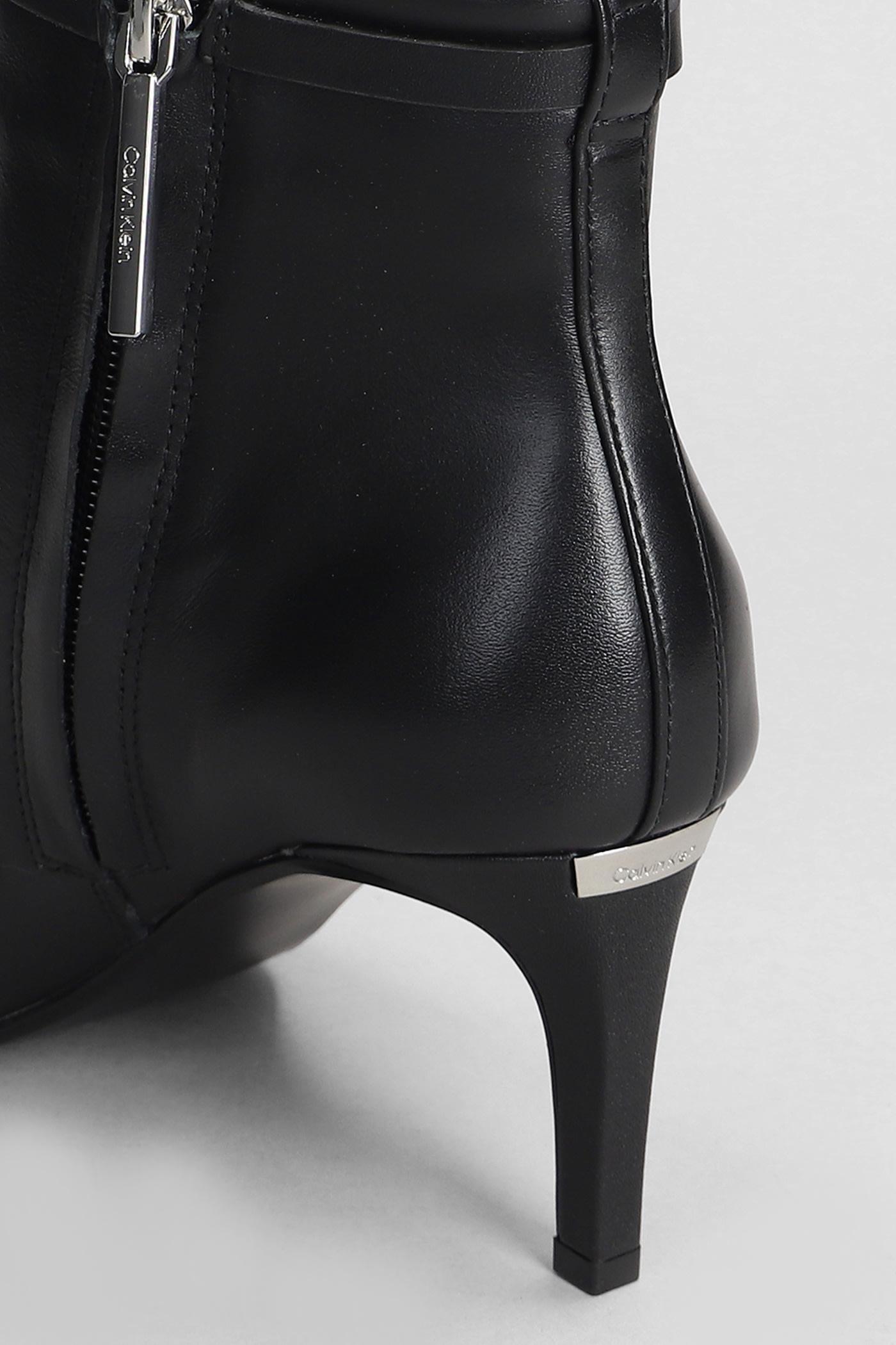 Calvin klein heel boots sale