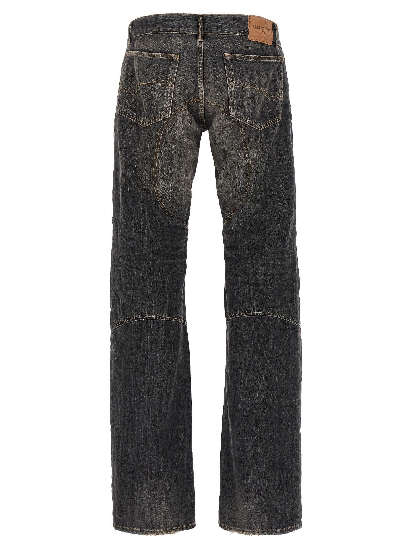 Balenciaga Relief Stitching Jeans デニム　S Balenciaga Relief Stitching Jeans - Blue - Men | 833433TSW694200