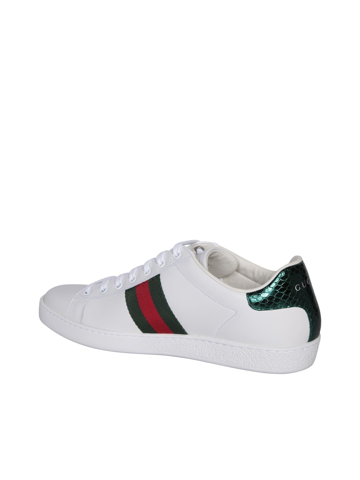 Gucci, Shoes, Gucci Ace Sneakers In Black With Bee Logo