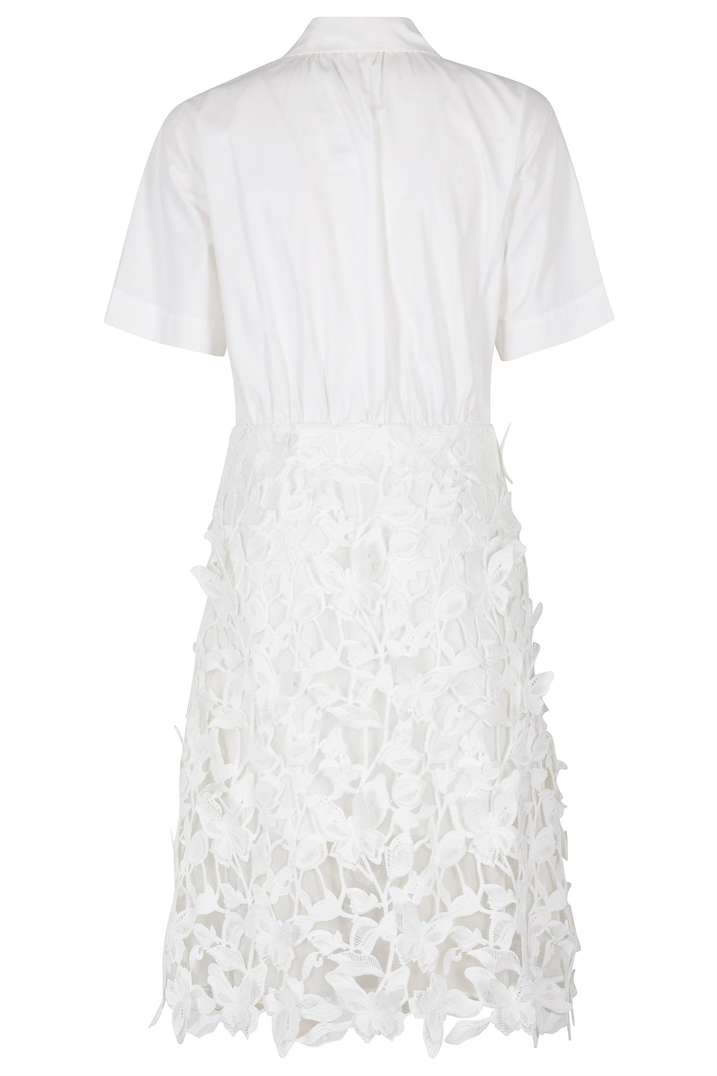 Jonathan Simkhai Colette Combo Dress in White | Lyst Jonathan Simkhai Colette Combo Dress in White | Lyst