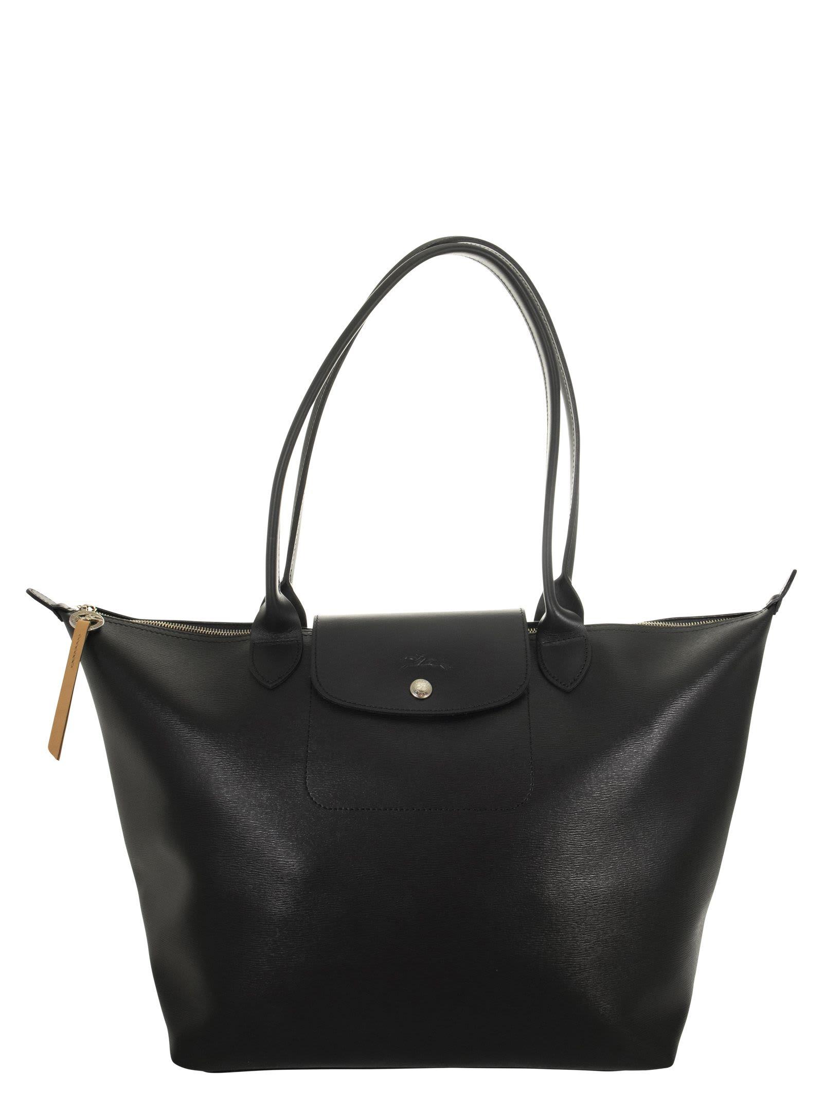 longchamp black tote bag