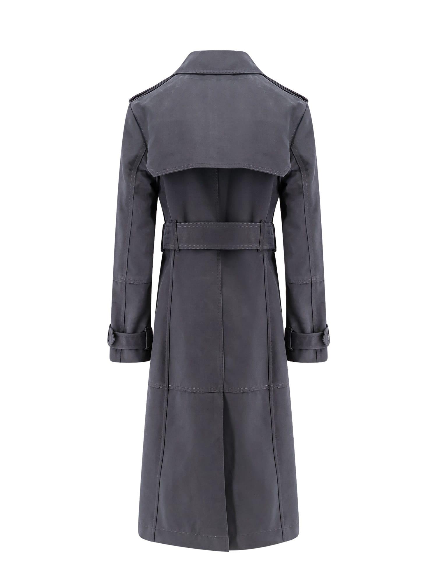 Burberry grey coat hotsell