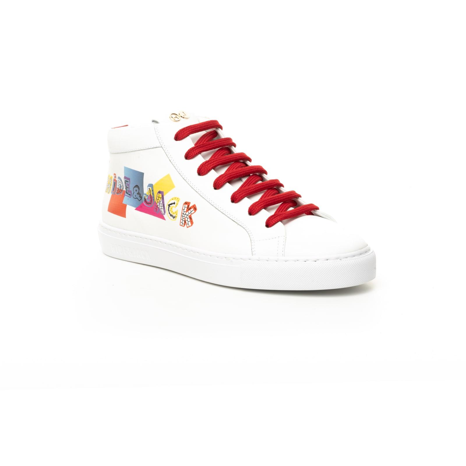 HIDE & JACK High Top Sneaker - Tuscany Murales White White in Red | Lyst