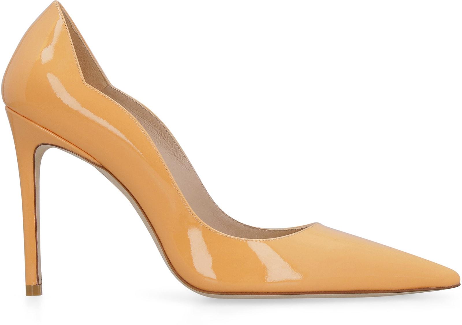 stuart weitzman yellow pumps