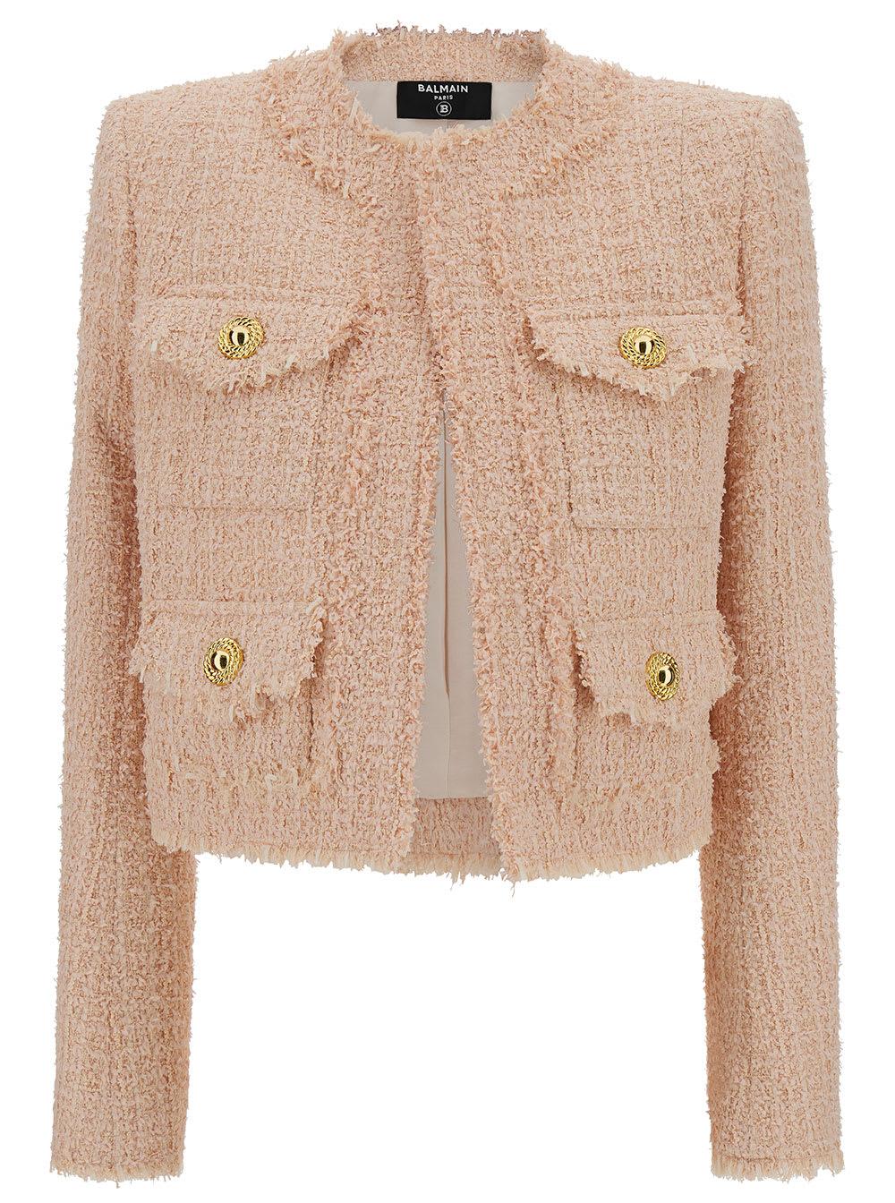 Balmain jacket deals pink
