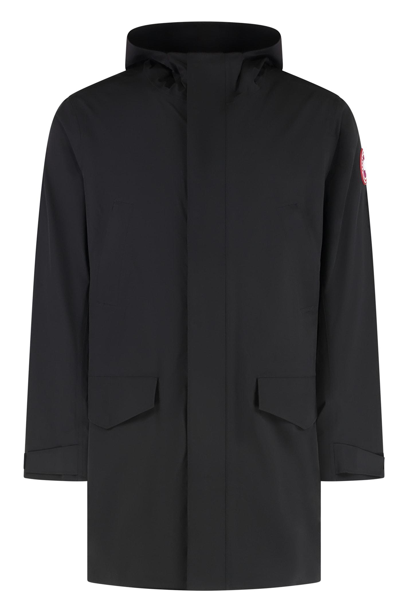 Canada Goose Barclay Technical Fabric Waterproof Jacket in Black - Main Image