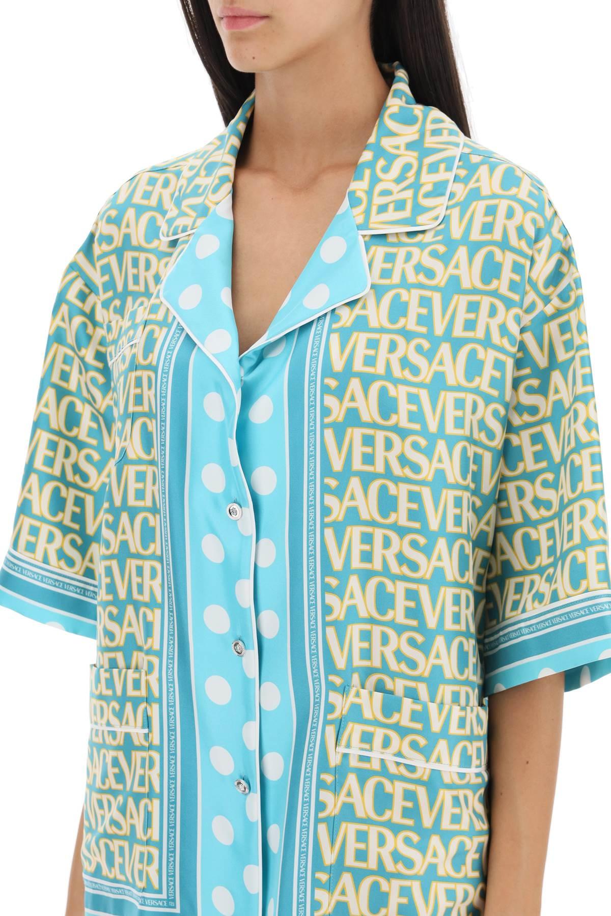 【関税・送料込み】VERSACE TEXTILE ALLOVER POLKA DOTS  Versace x Dua Lipa Polka Dot Butterfly Jumpsuit