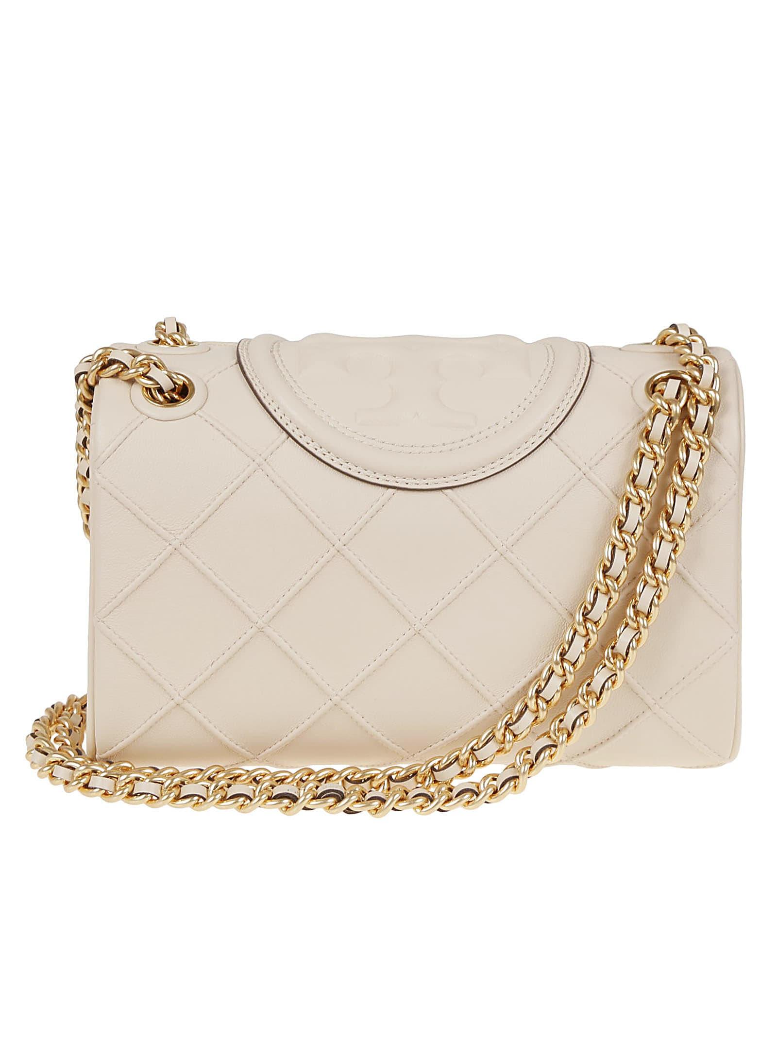 Tory Burch Fleming Soft Convertible Shoulder Bag New Cream Women