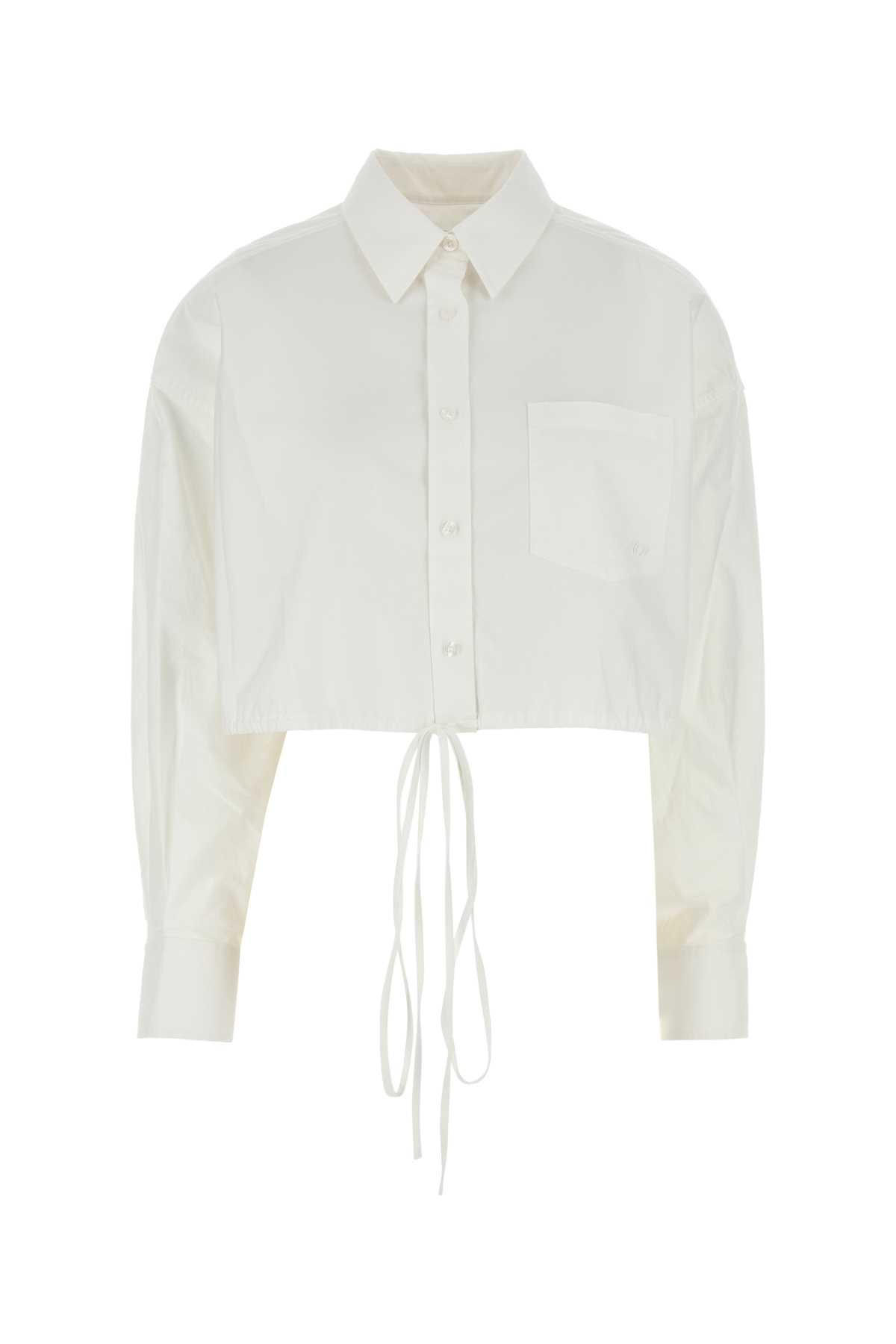 【送料&関税込】T by Alexander Wang Embroidered Oxford Overs T By Alexander Wang White Oxford Shirt | Lyst