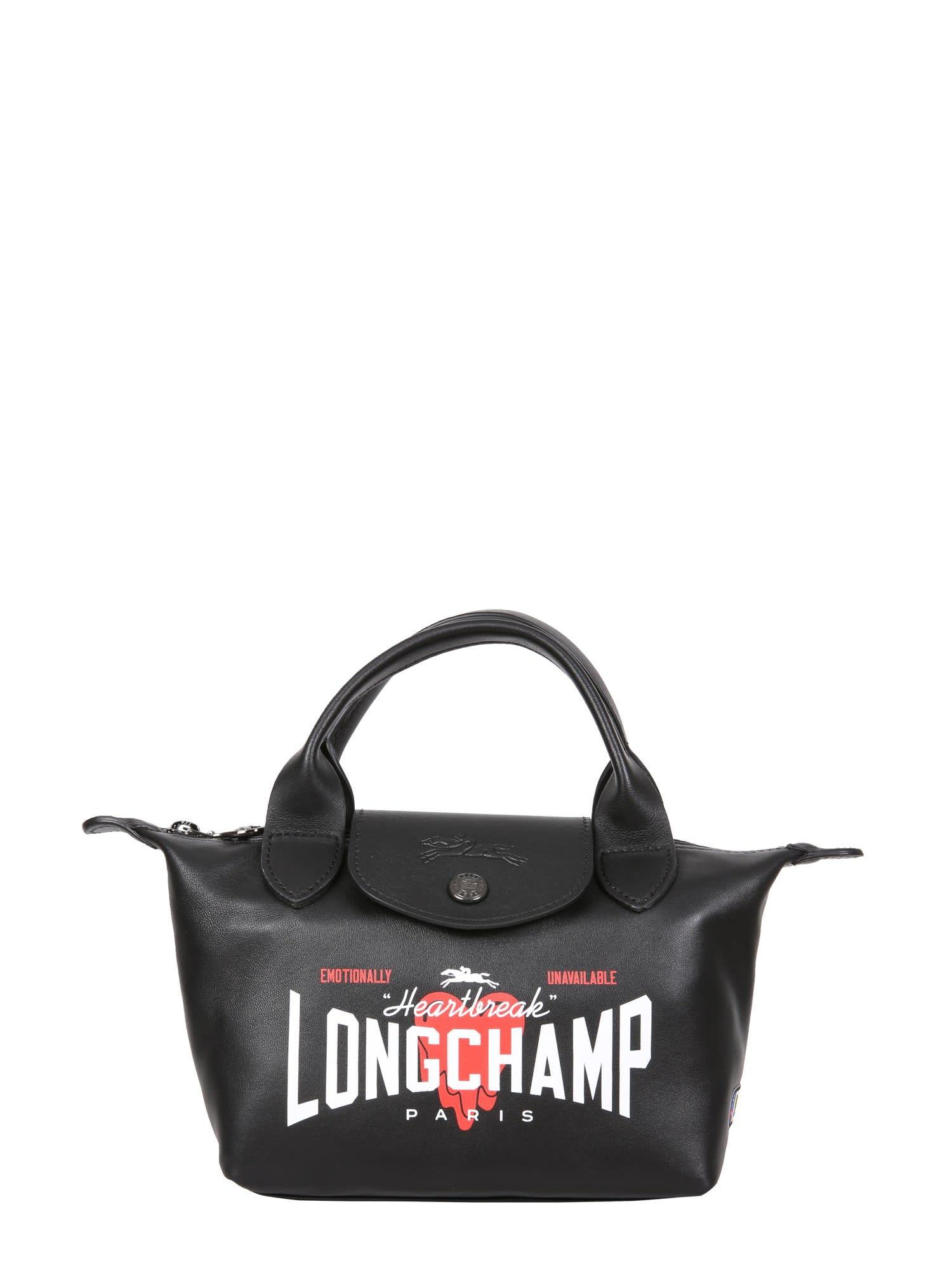 Longchamp Mini Le Pliage Bag in Metallic | Lyst