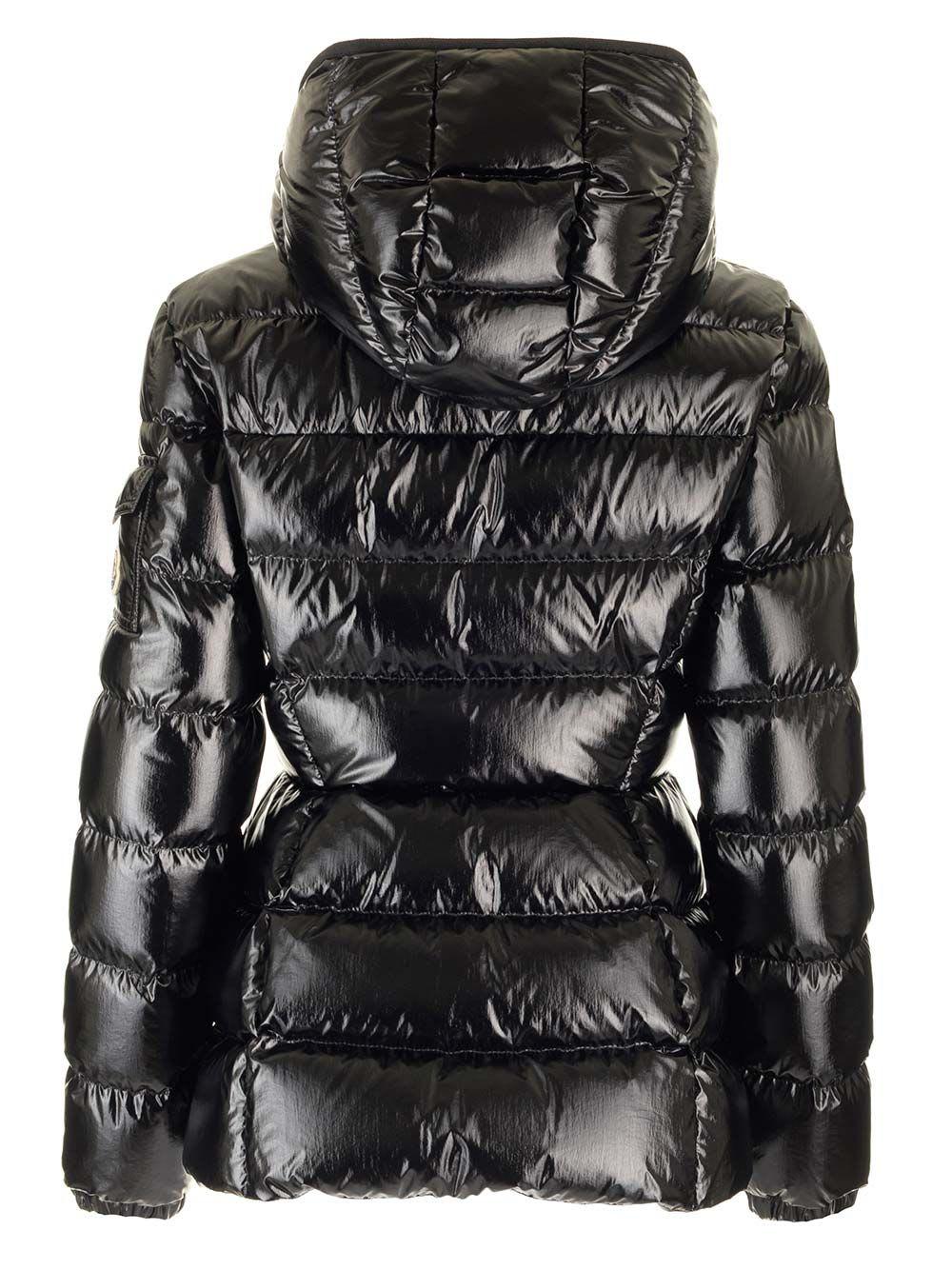 Moncler Barante Short Down Jacket in Black | Lyst