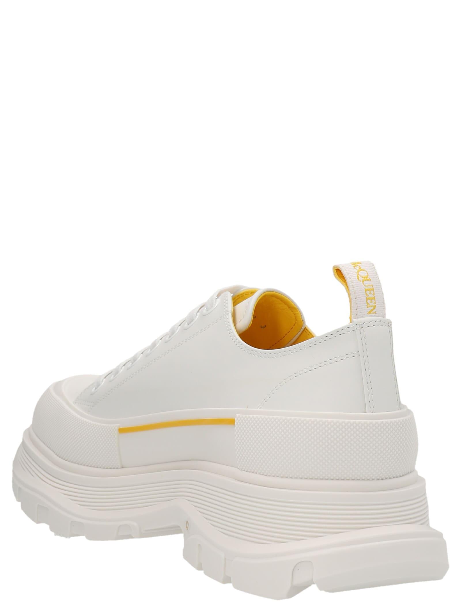 Alexander McQueen Tread Slick Sneakers in Yellow for Men | Lyst