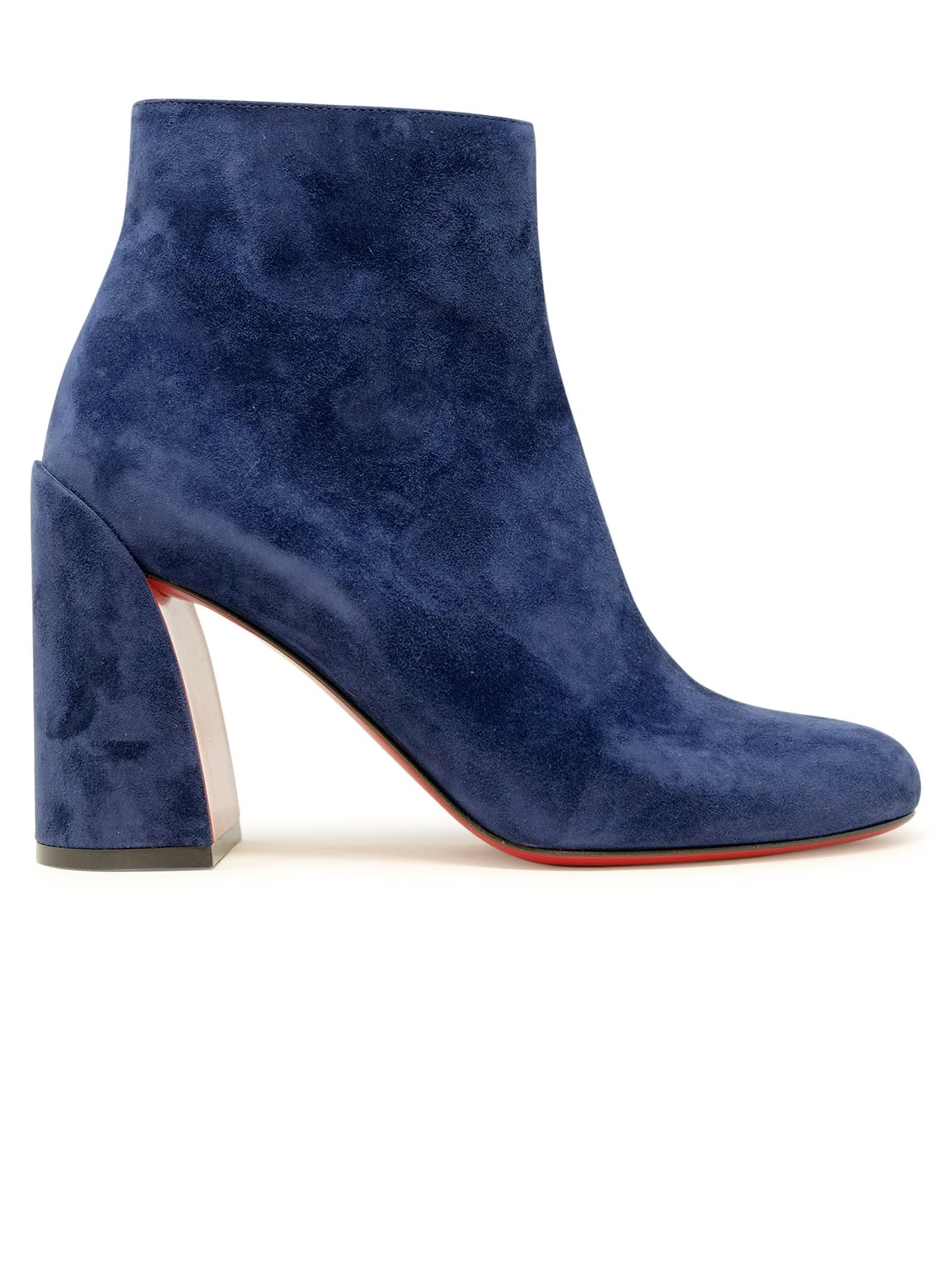 大人気 ☆ ルブタン Turela dark blue suede boots Christian Louboutin | Turela dark blue suede boots | Savannahs