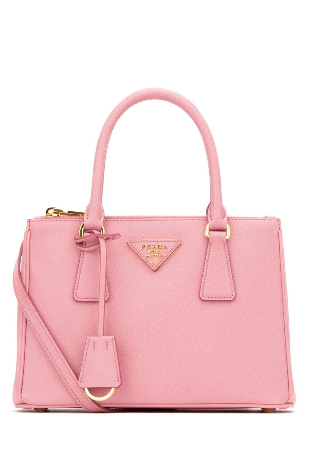 Prada Galleria Mini Tote Bag in Pink | Lyst