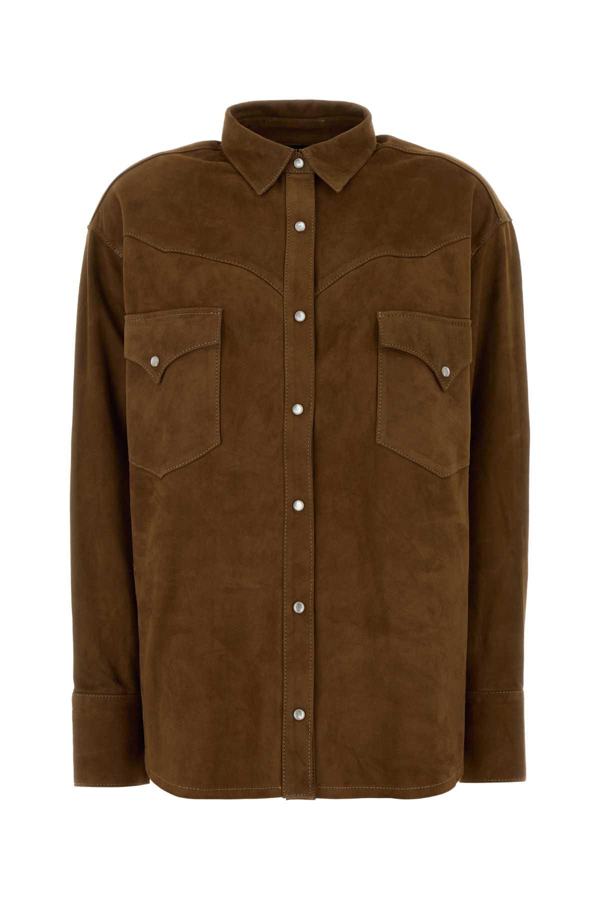 Suede Shirts for Women | Lyst
