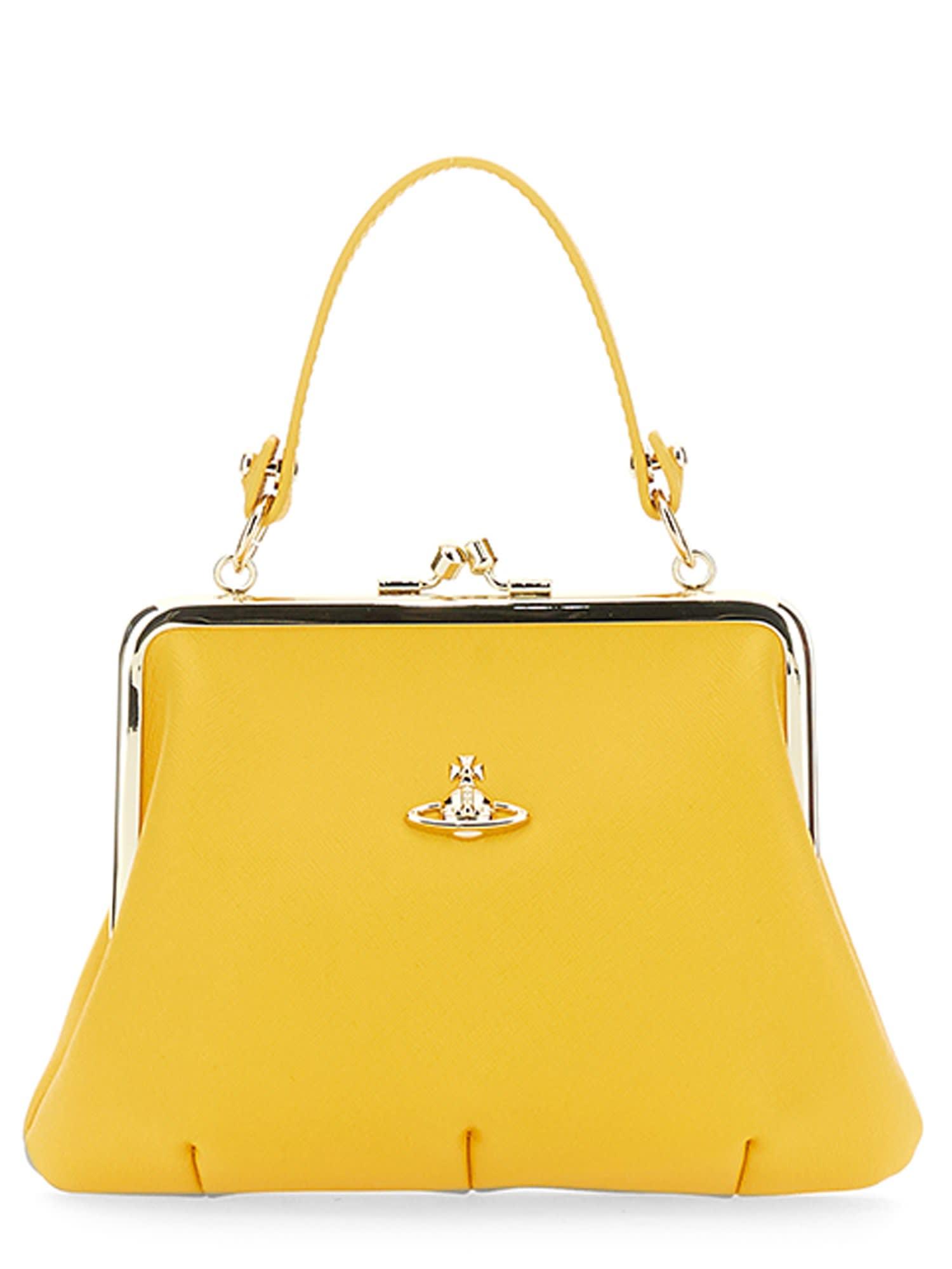 Vivienne Westwood Granny Bag With Chain in Yellow | Lyst