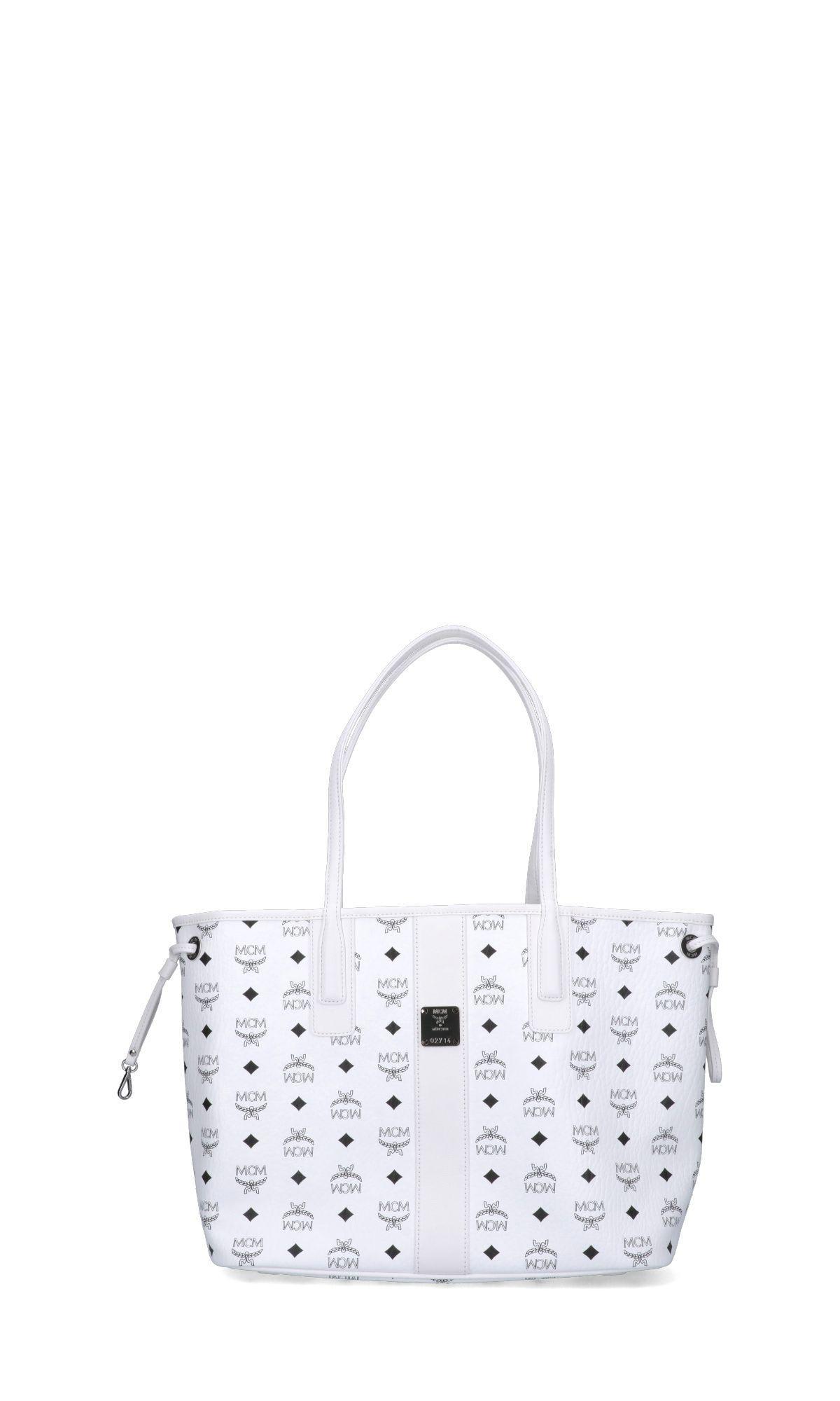 MCM Medium Reversible Tote Bag Liz in White Lyst UK