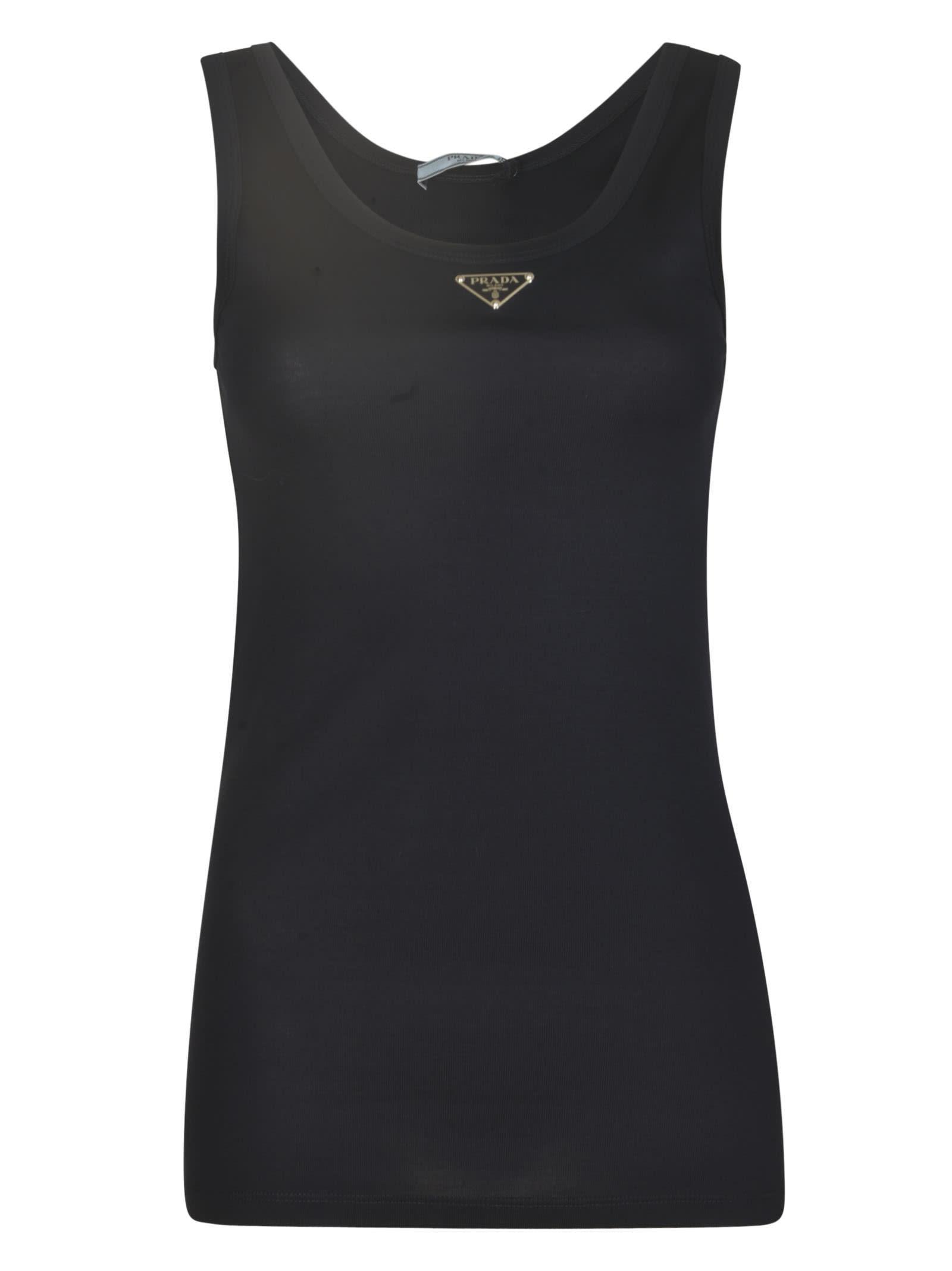 【PRADA】top with logo chest plaque applique【ランク:A】 0400019967655_BLACK_A4?wid=830