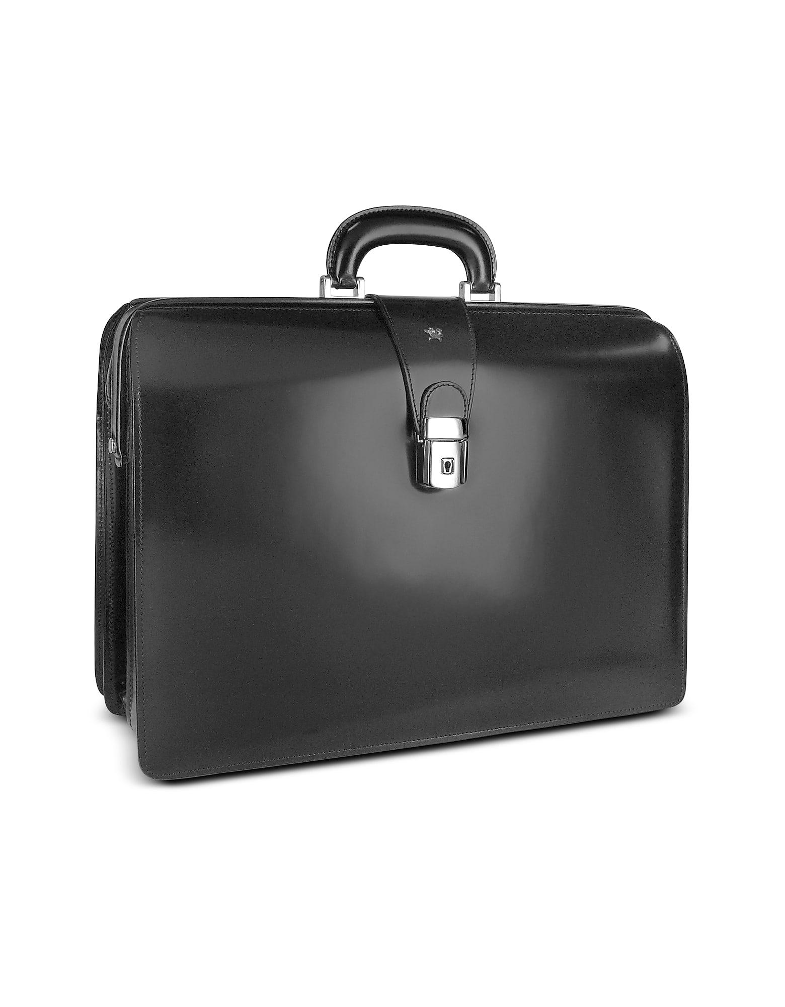 Pratesi Leather Doctor Bag Briefcase in Black for Men Lyst