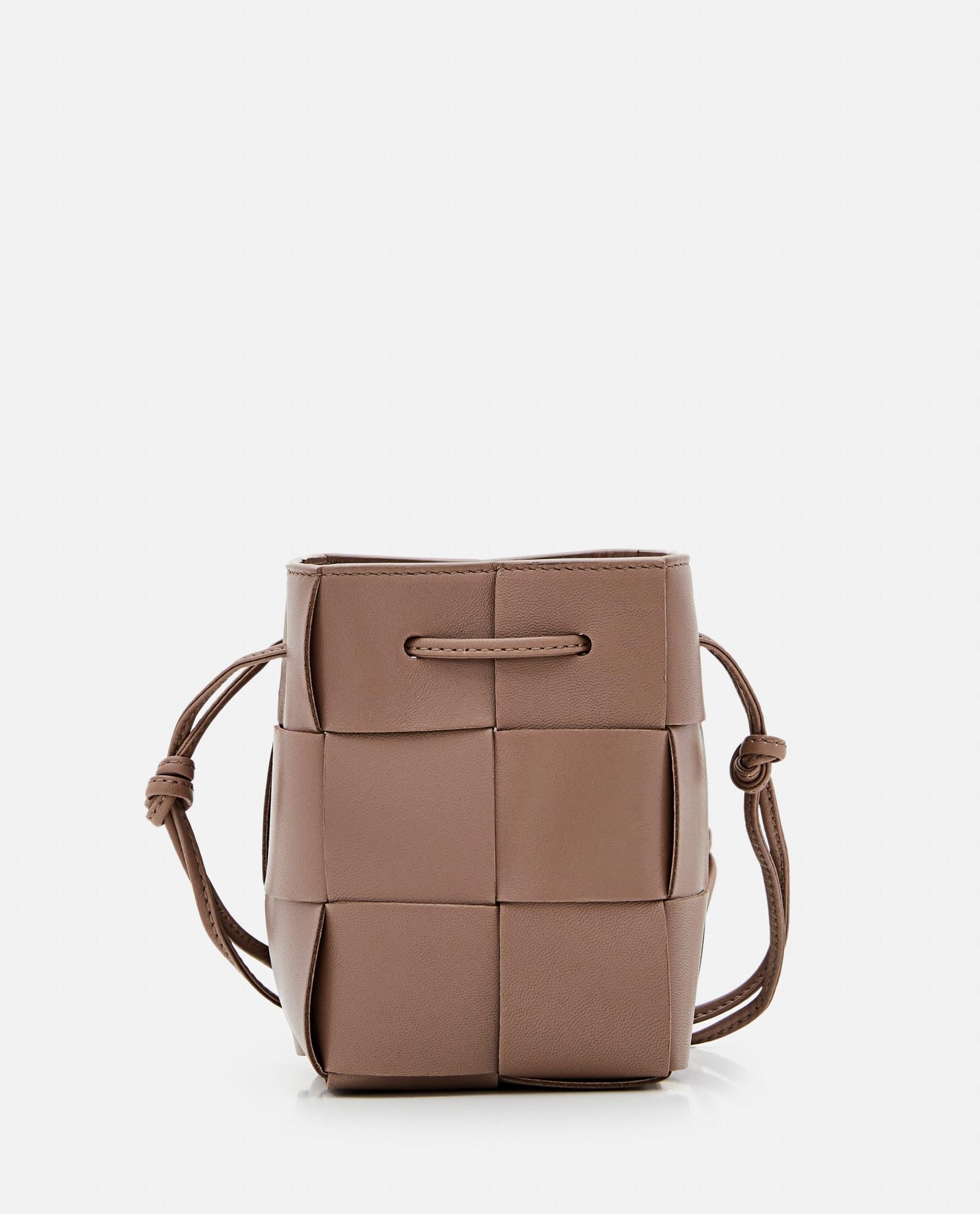 Kara leather outlet bucket bag