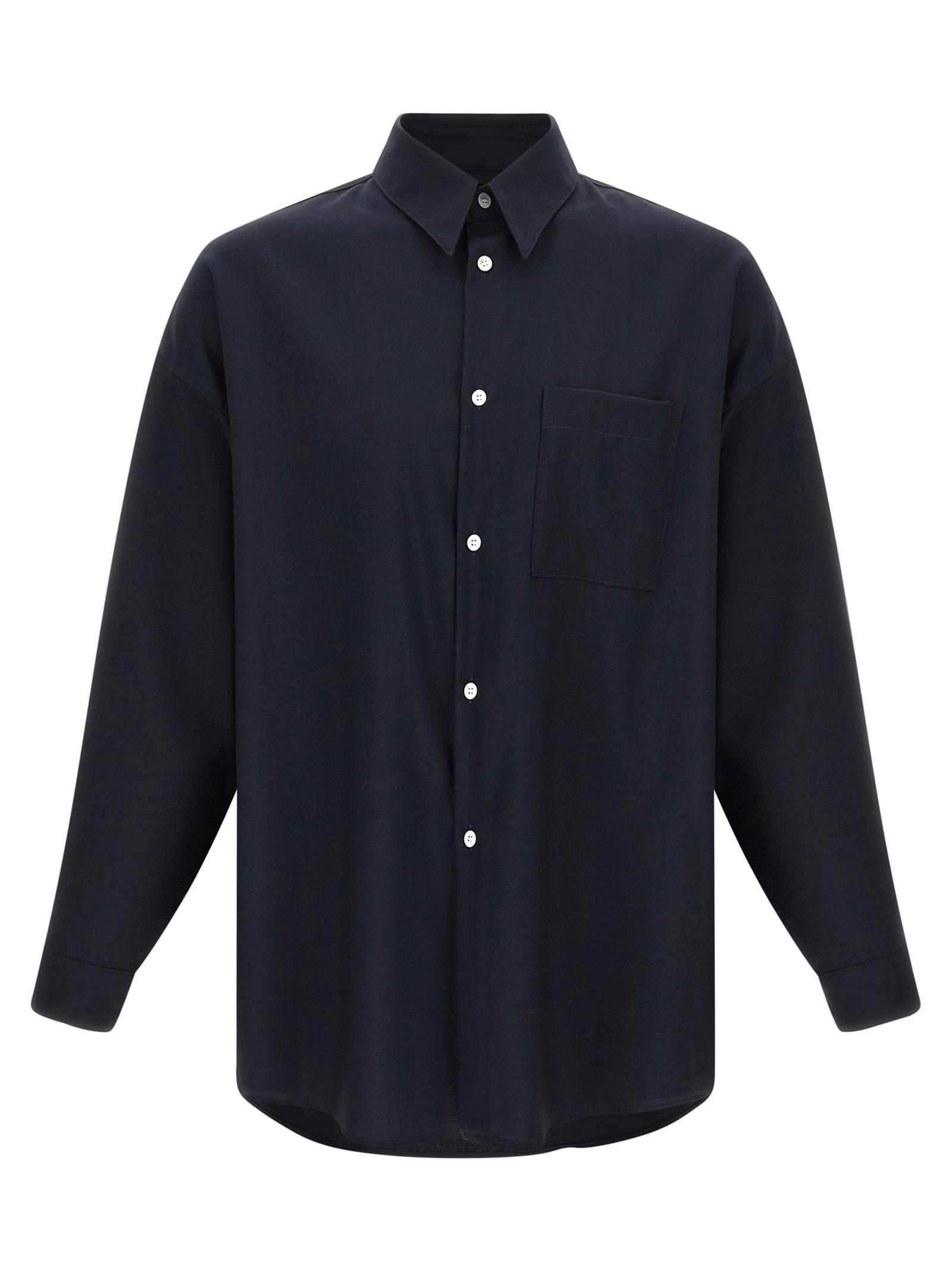 Marni 'Tropical Wool' Shirt in Blue for Men | Lyst