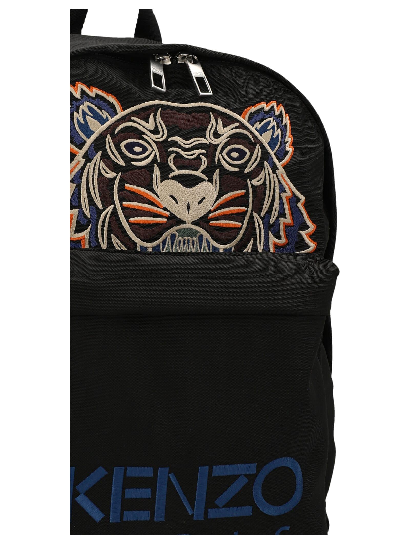 KENZO Tiger Backpack in Black | Lyst