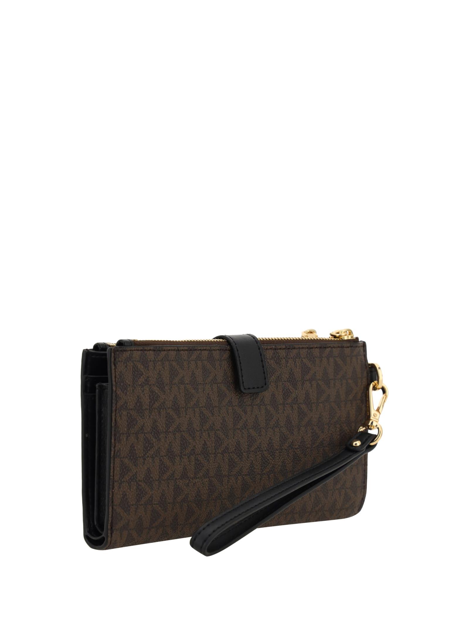 Louis Vuitton Brown And Red Adele Wallet