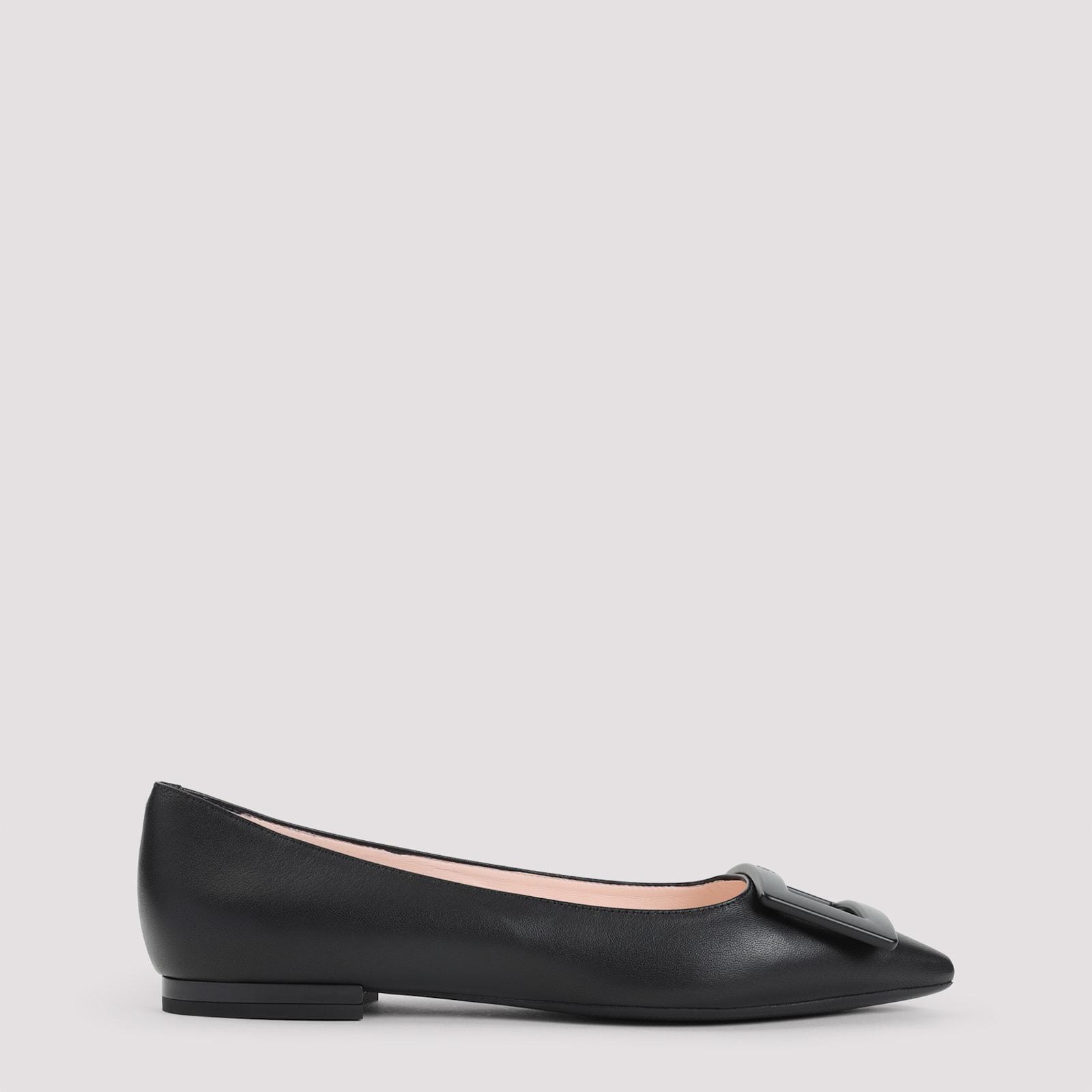 Mira 　Roger Vivier ゴメッティーヌ ネット バレリーナ Gommettine Ballerinas in leather Off White Woman