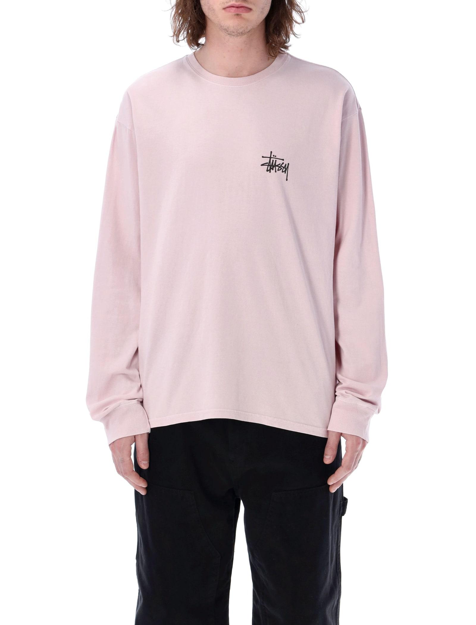 BASIC STÜSSY PIGMENT DYED LS TEE