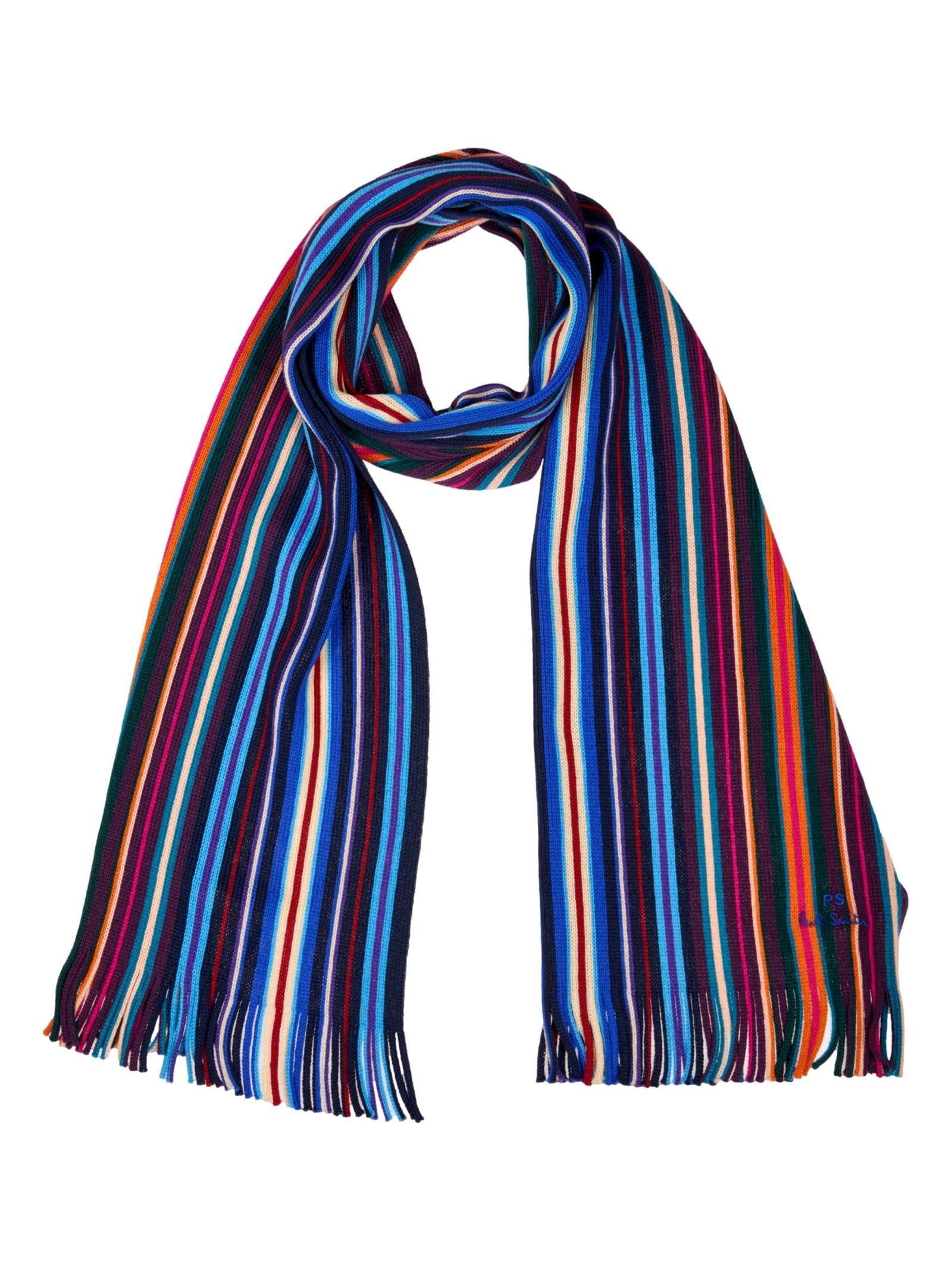 paul smith blue scarf