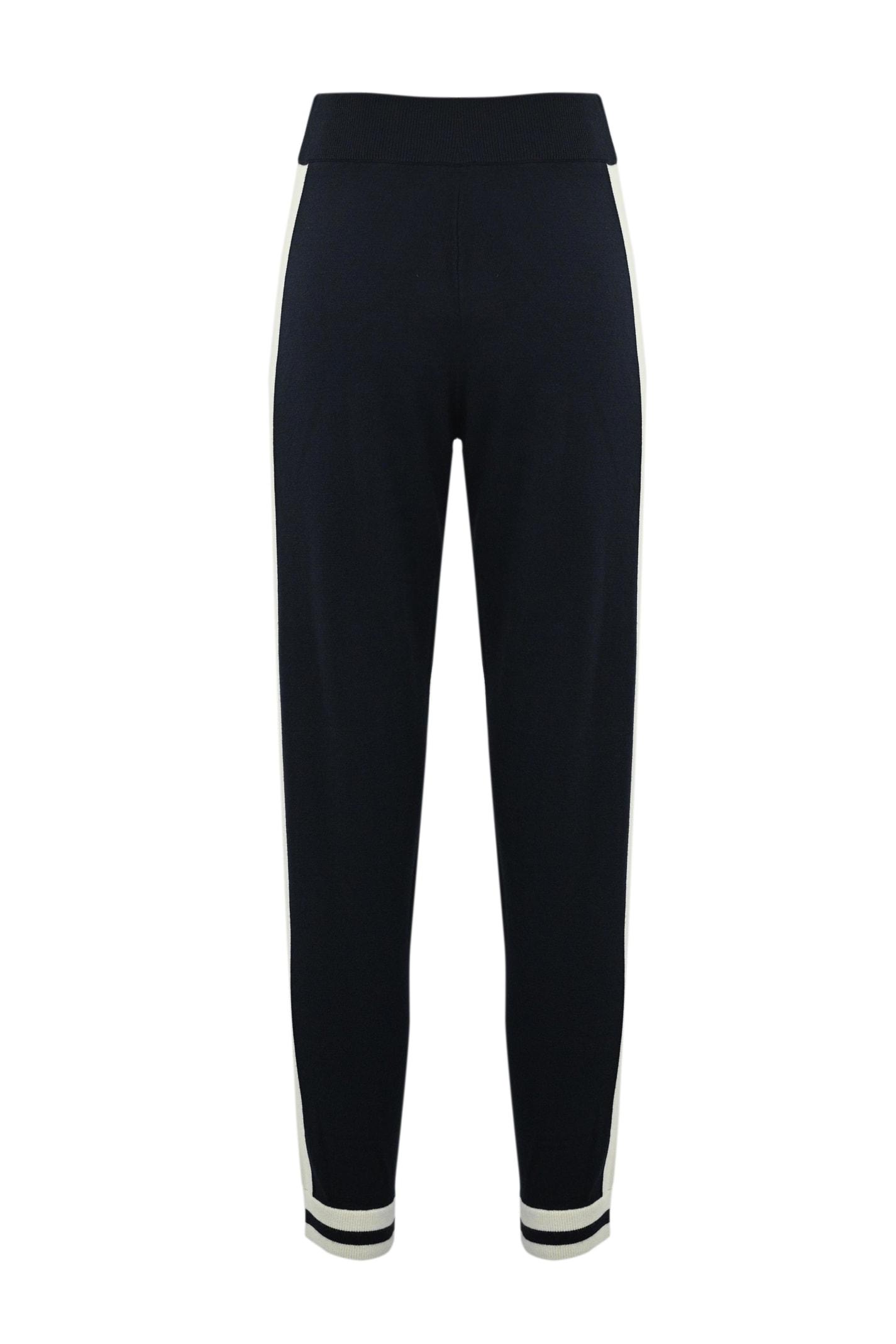 Weekend by Maxmara Knitted jogging Pants in Blue | Lyst