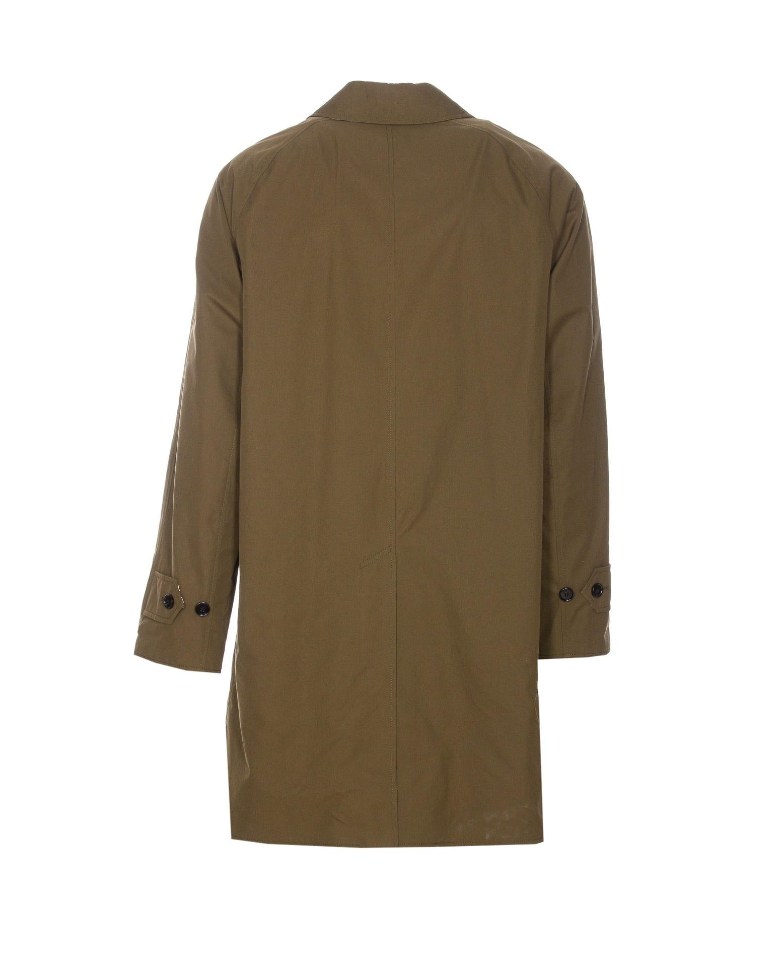 Burberry Reversible Trench Coat in Green for Men Lyst