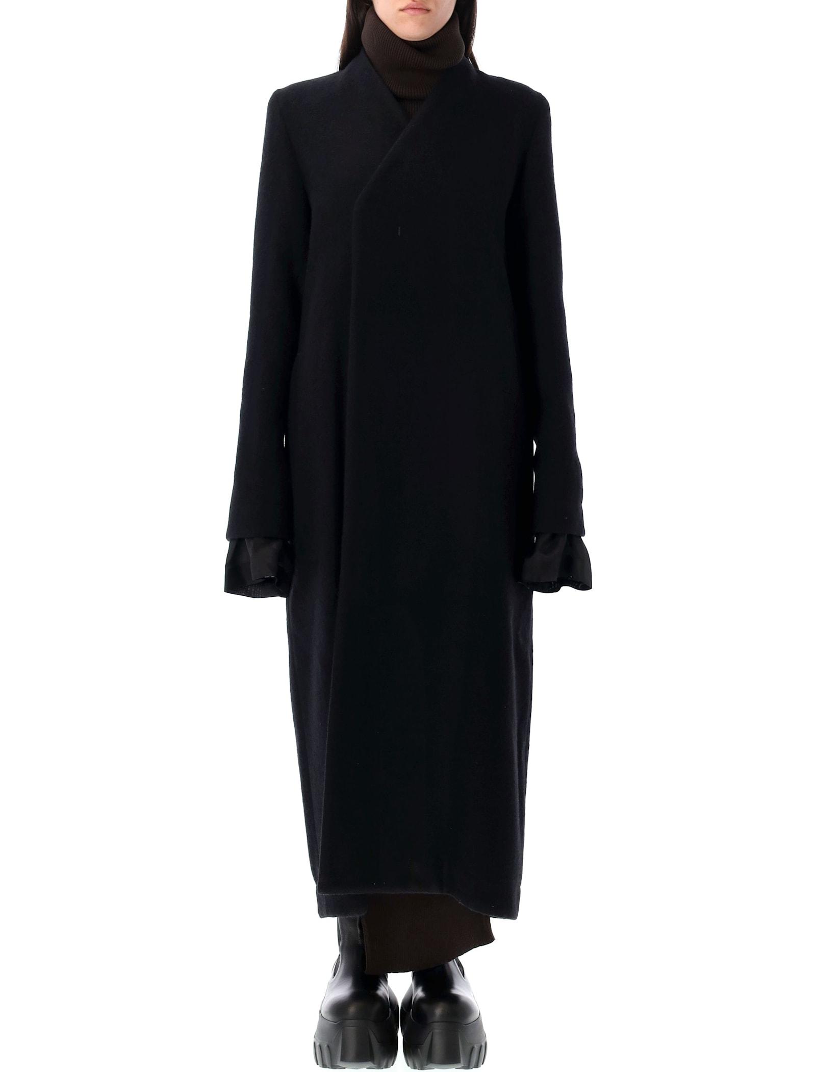 Rick Owens Museum Coat in Black | Lyst