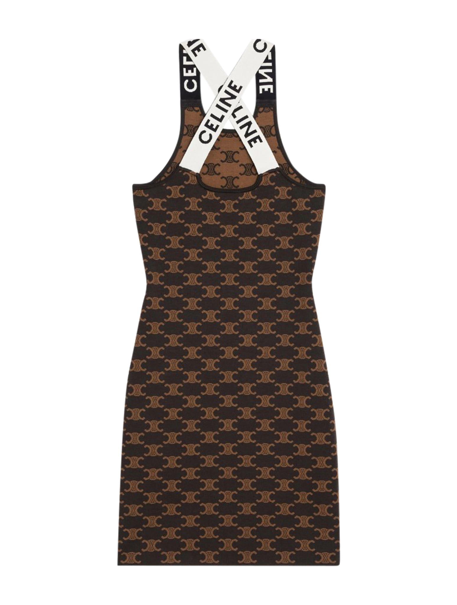 Celine Robe D bardeur in Brown Lyst