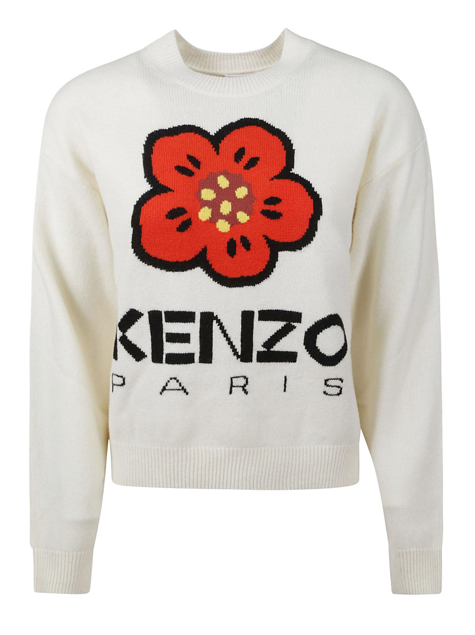 KENZO Boke Flower Placed Jumper in Gray | Lyst